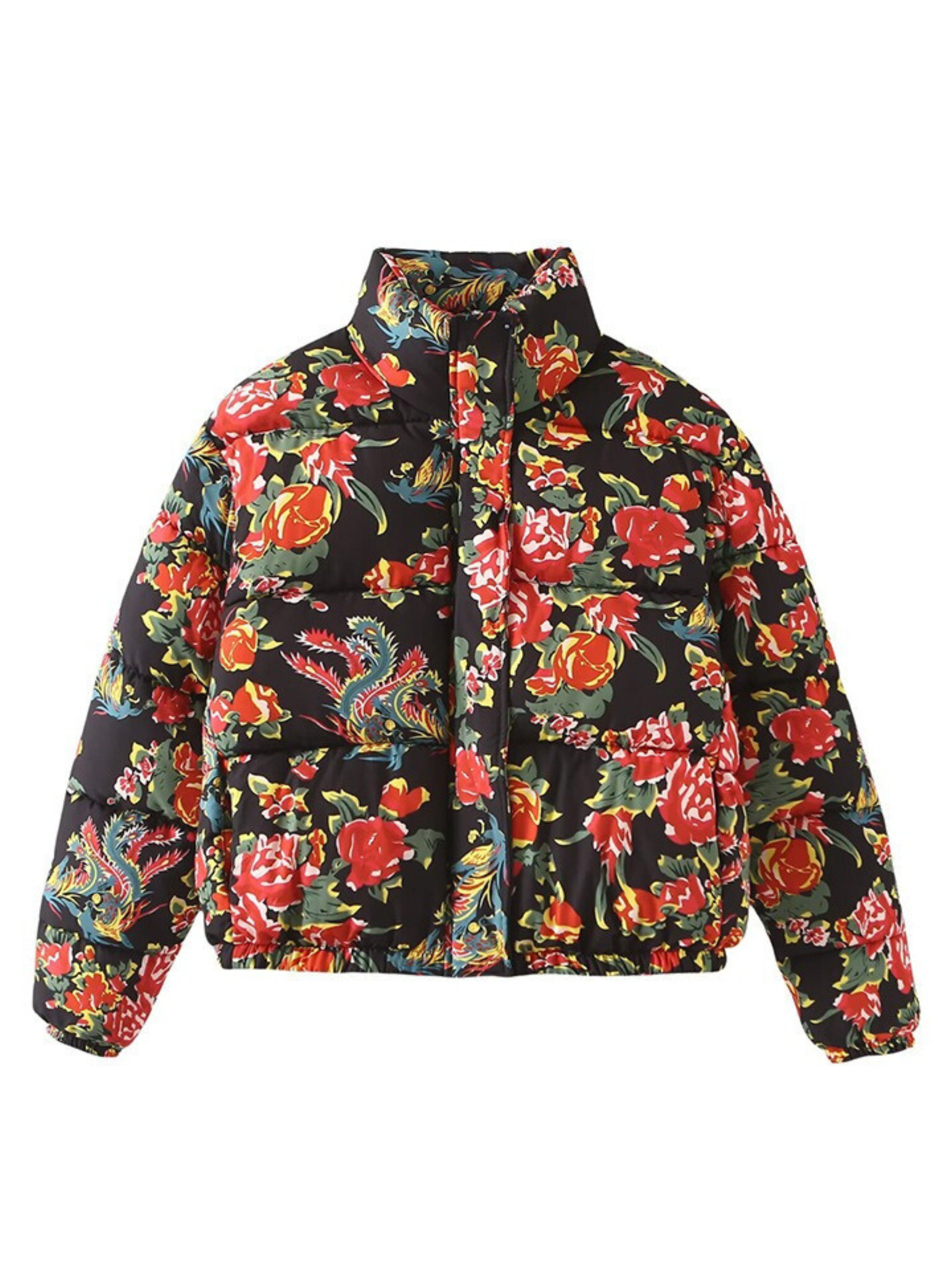Summer Floral Padded Jacket