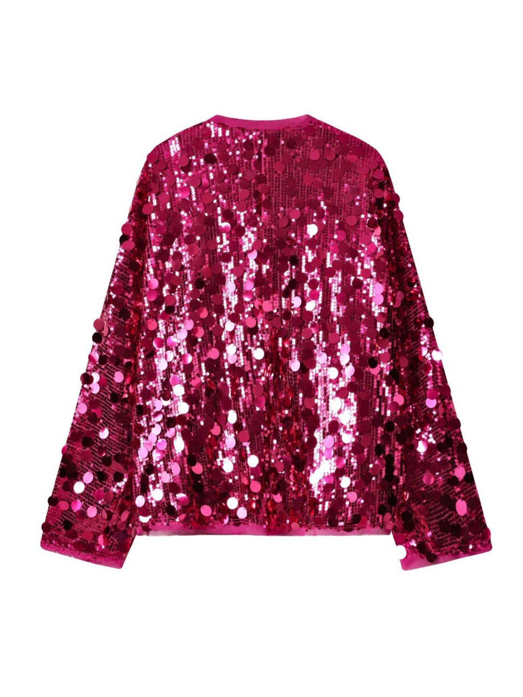 Jaylie Sequin Kimono Top