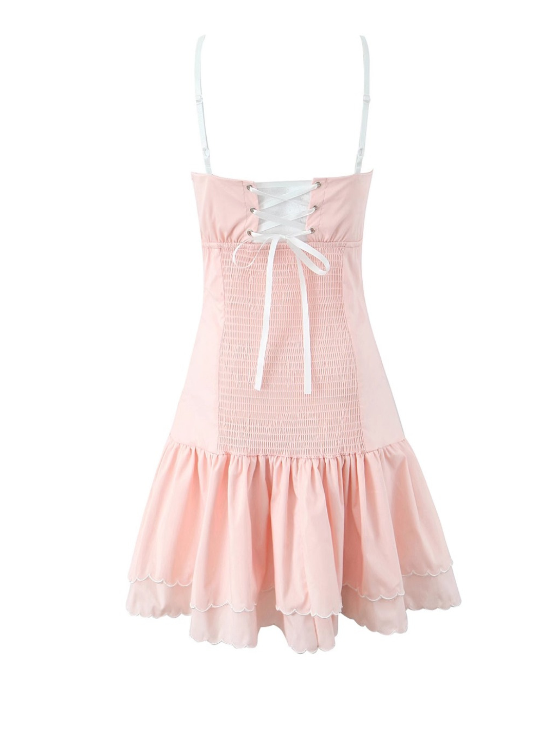 Ariya Embroidered Lace Mini Dress