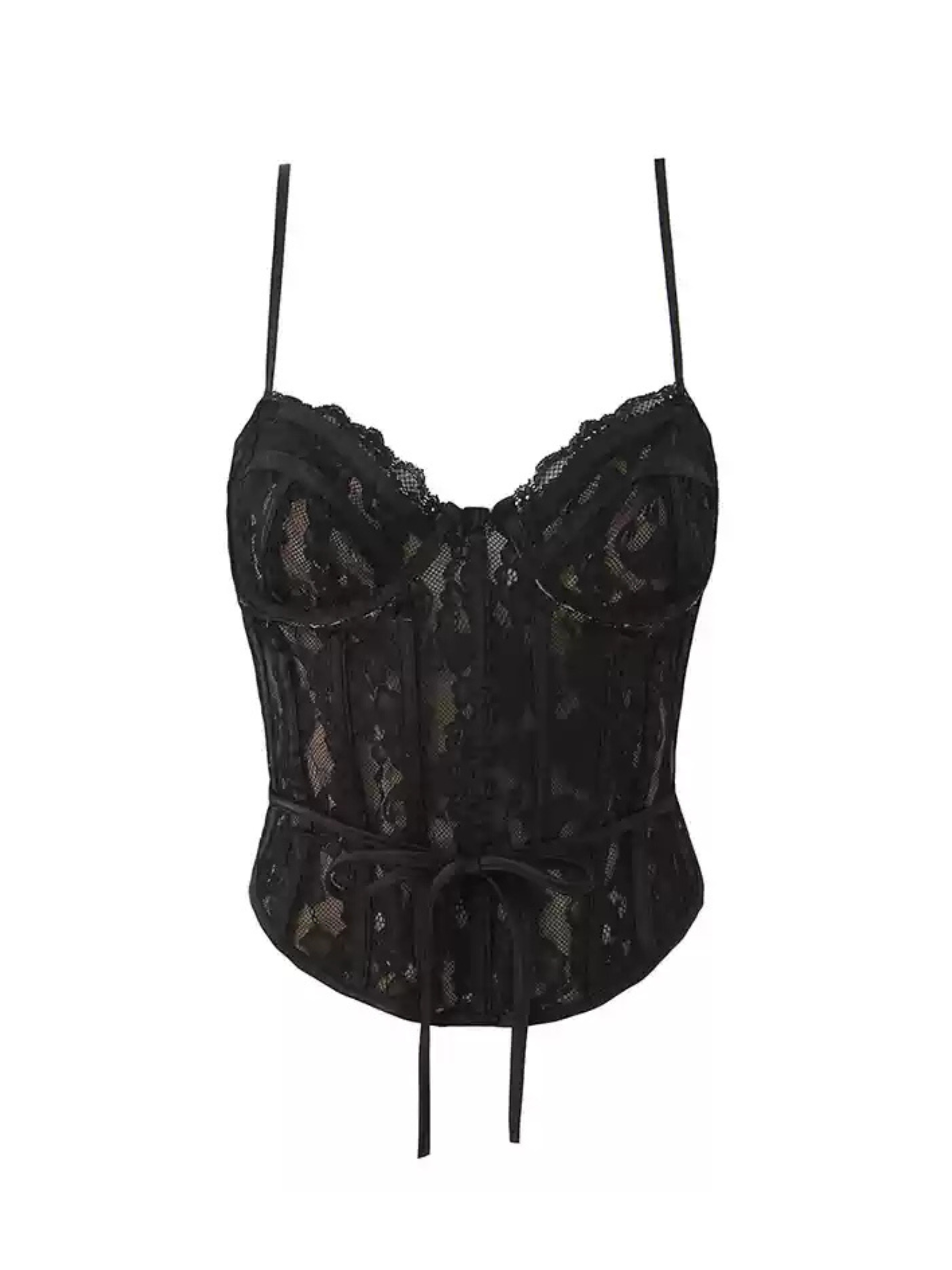 Saige Lace Corset Top Set
