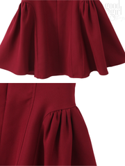 Justus Pleated Halter Mini Dress