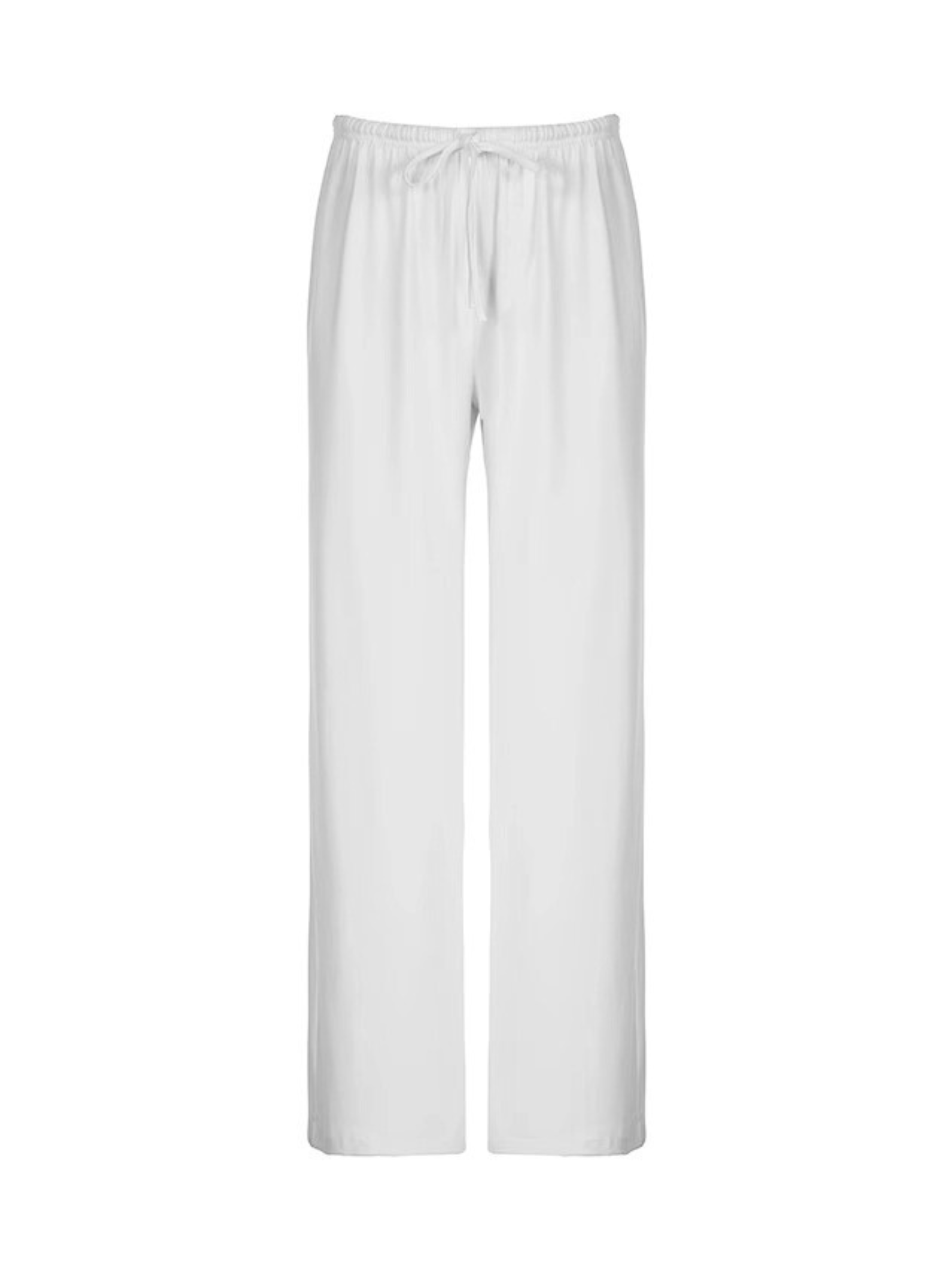 Hollie Soft Drape White Lounge Pants