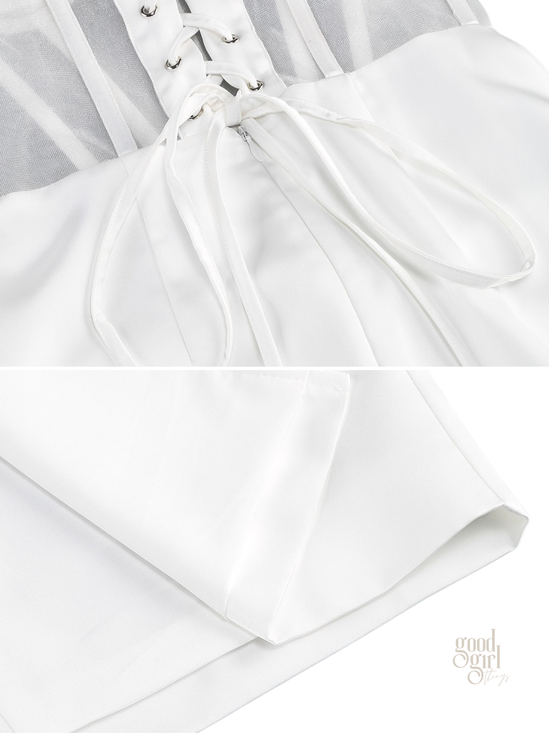 Ember Satin Corset Gown