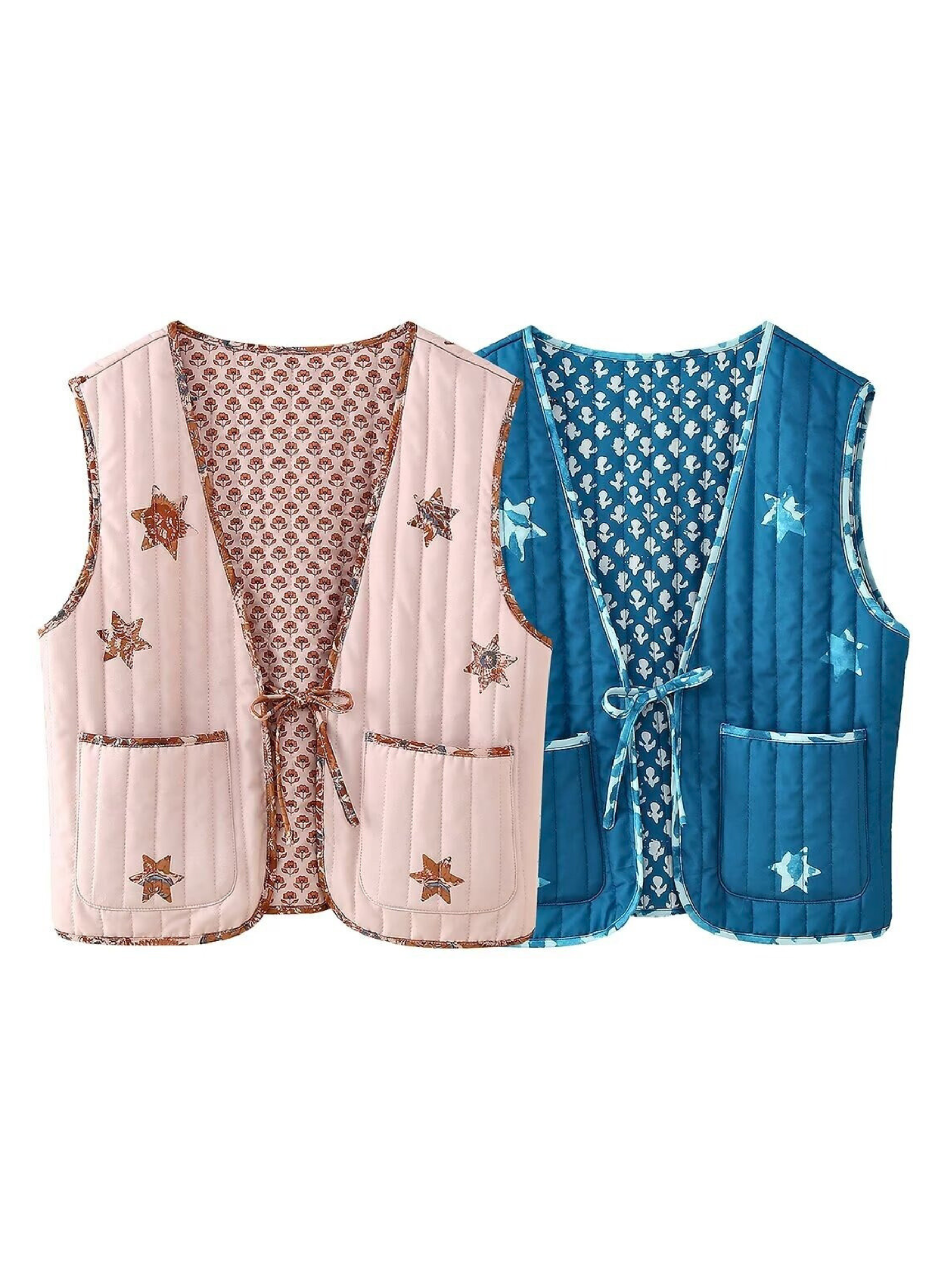 Mana Reversible Quilted Vest