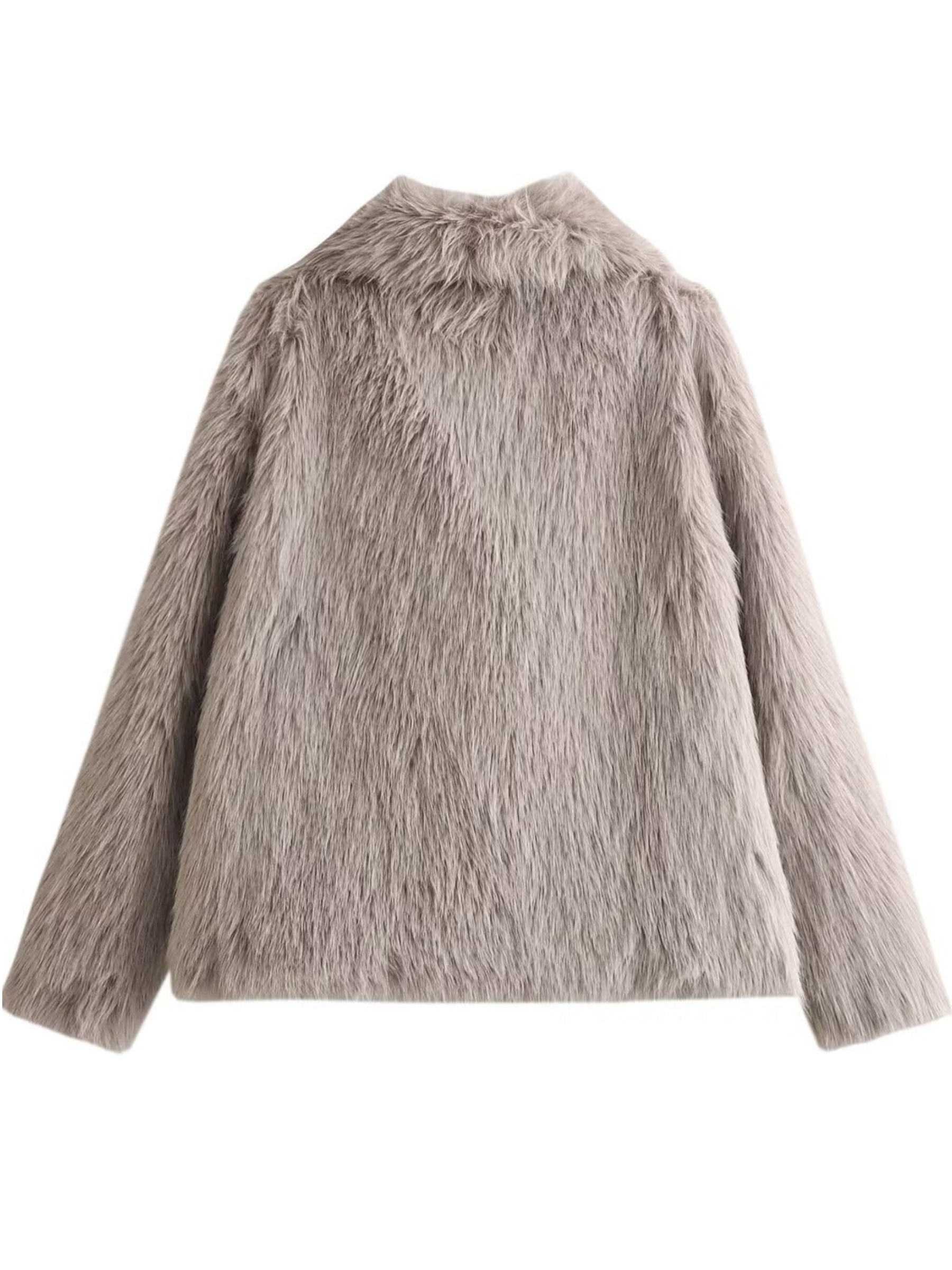 Karra Faux Fur Lapel Jacket