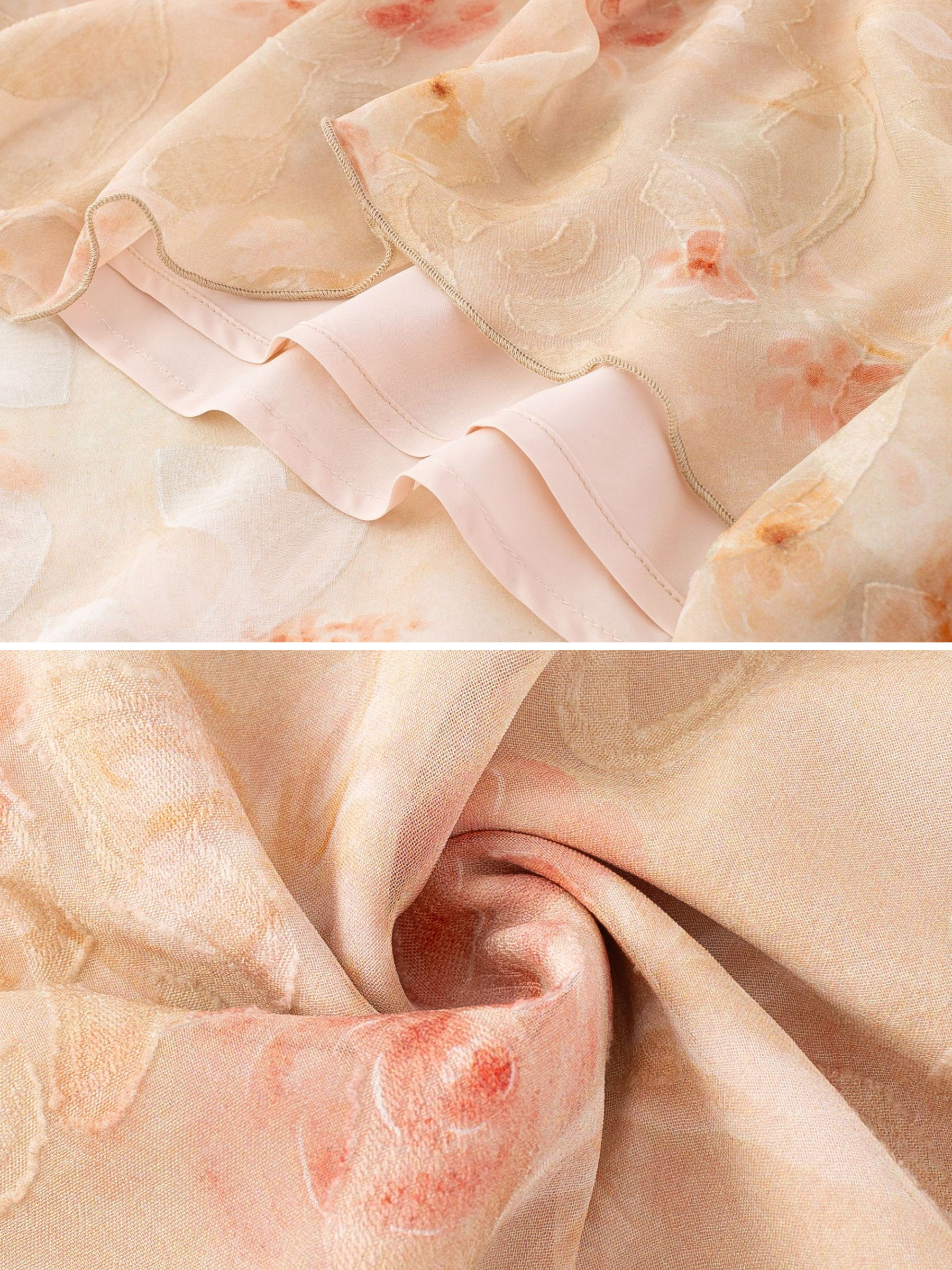 Eden Floral Ruffle Sheer Maxi Dress