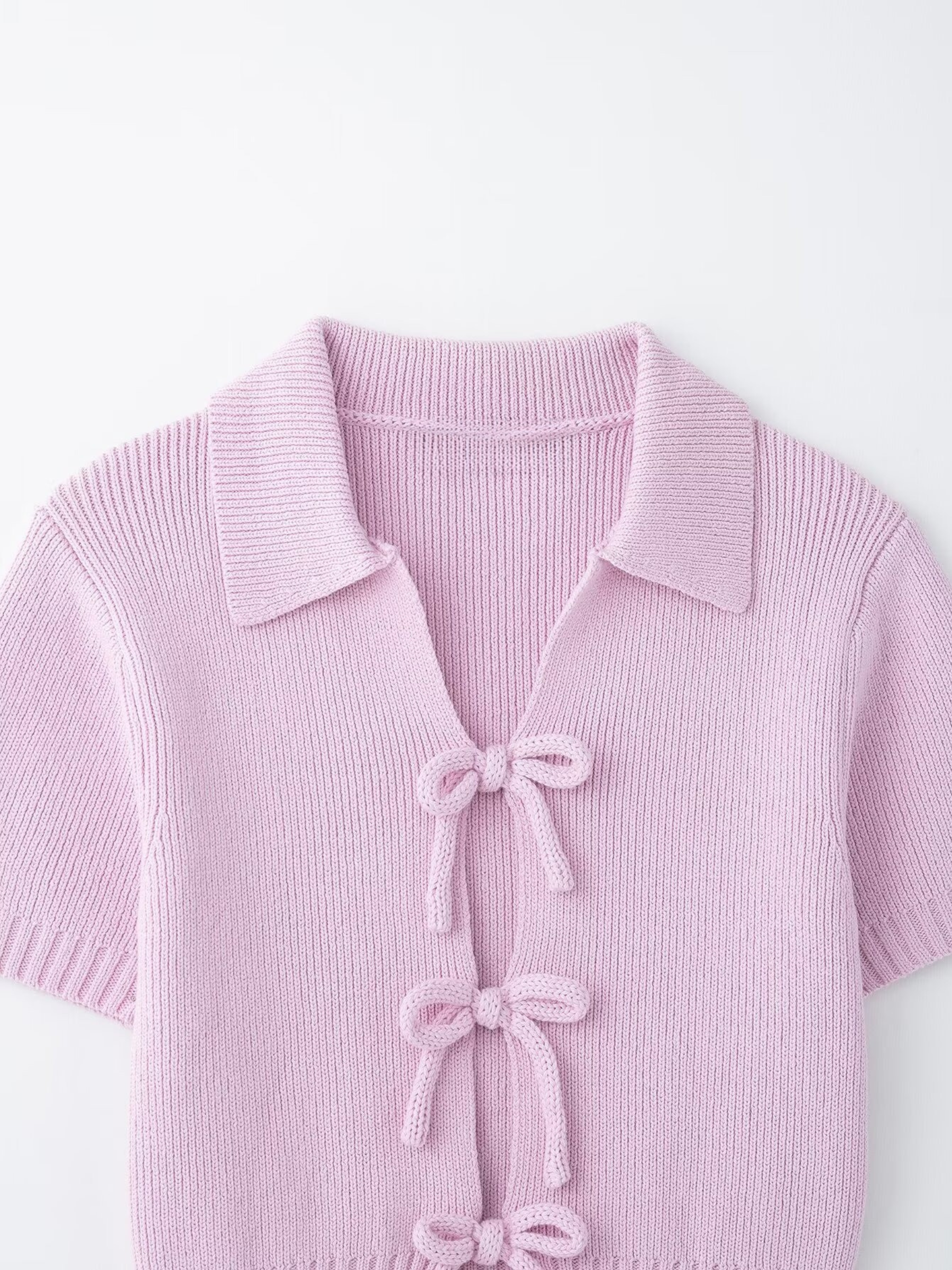 Rhys Bow-Front Knit Cardigan