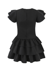 Eliyanah Flutter Sleeve Mini Dress