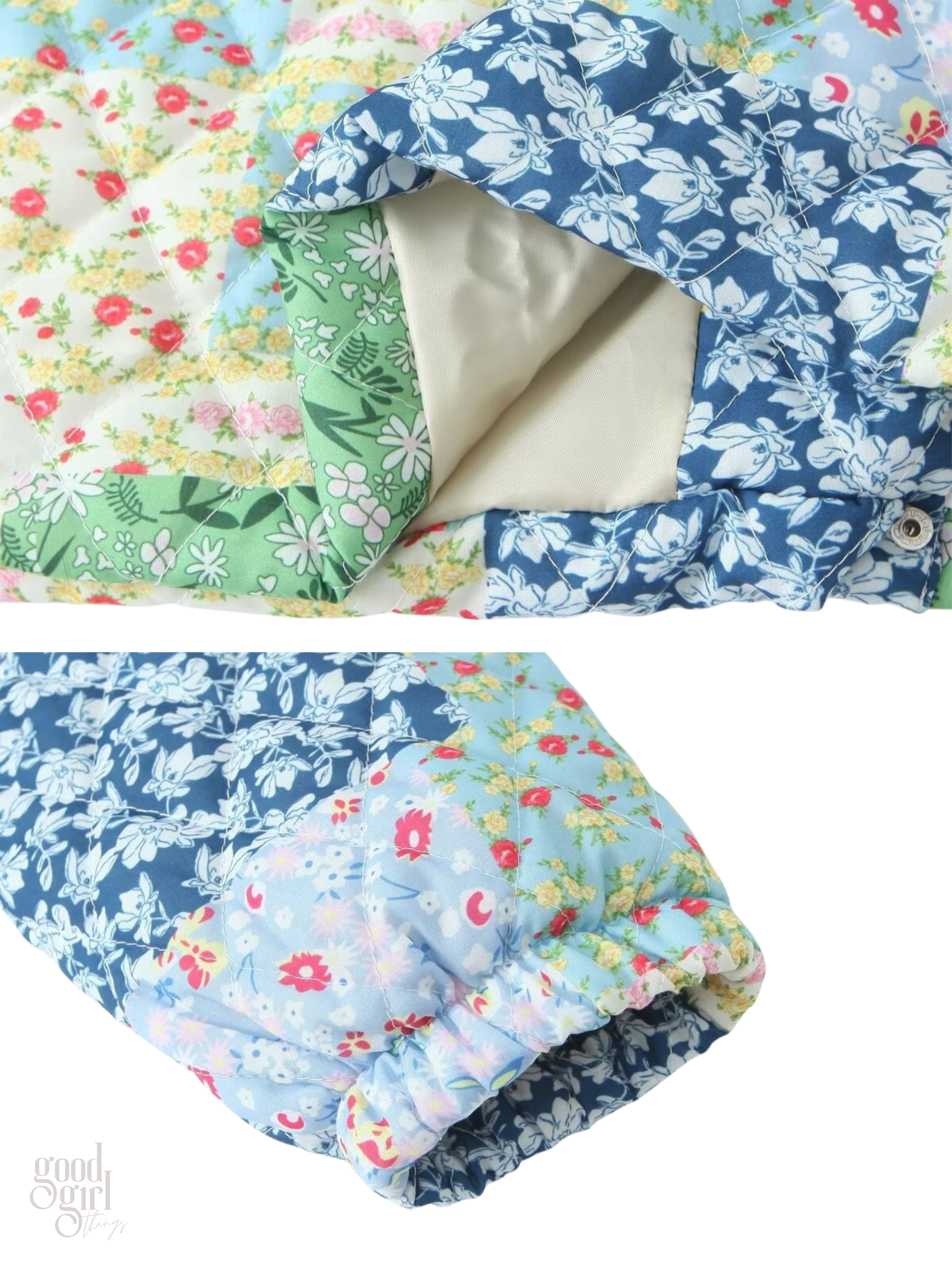 Markayla Reversible Floral Jacket