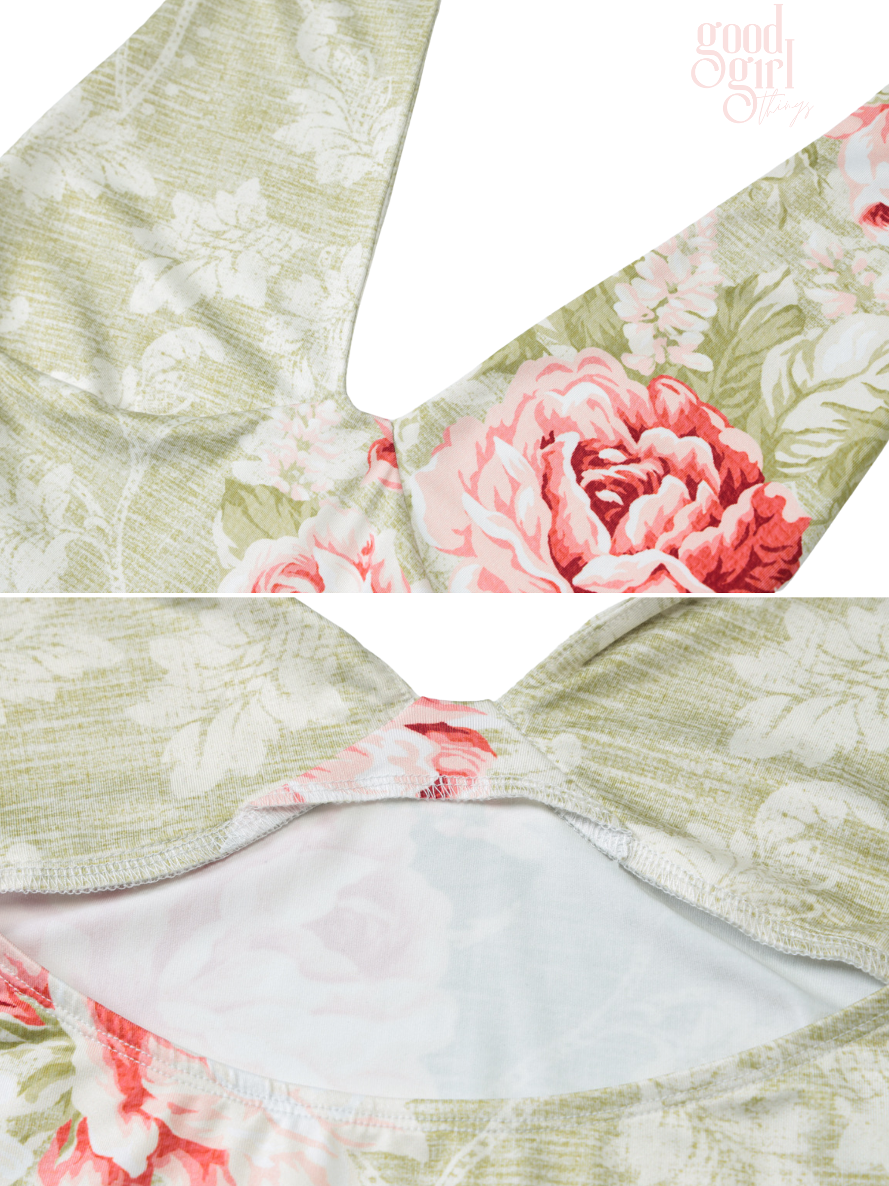 Ellena Vintage Floral Maxi Dress