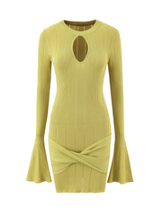 Raylyn Cut-Out Knit Mini Dress