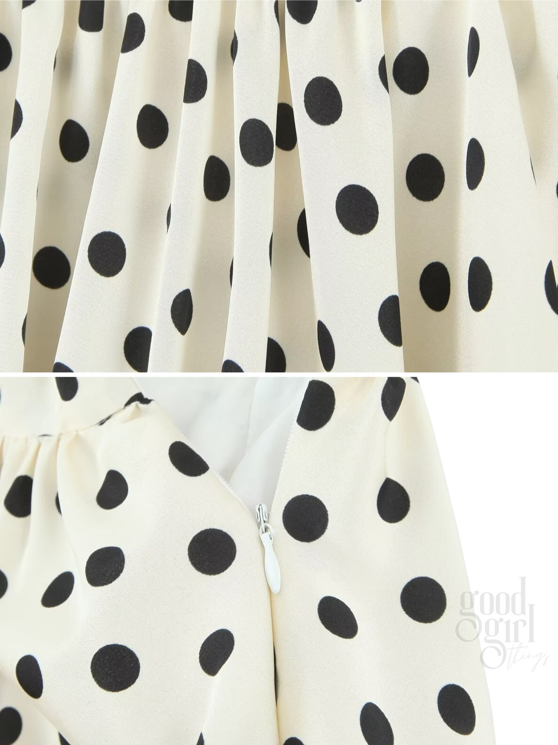 Abriella Polka Dot Mini Skirt