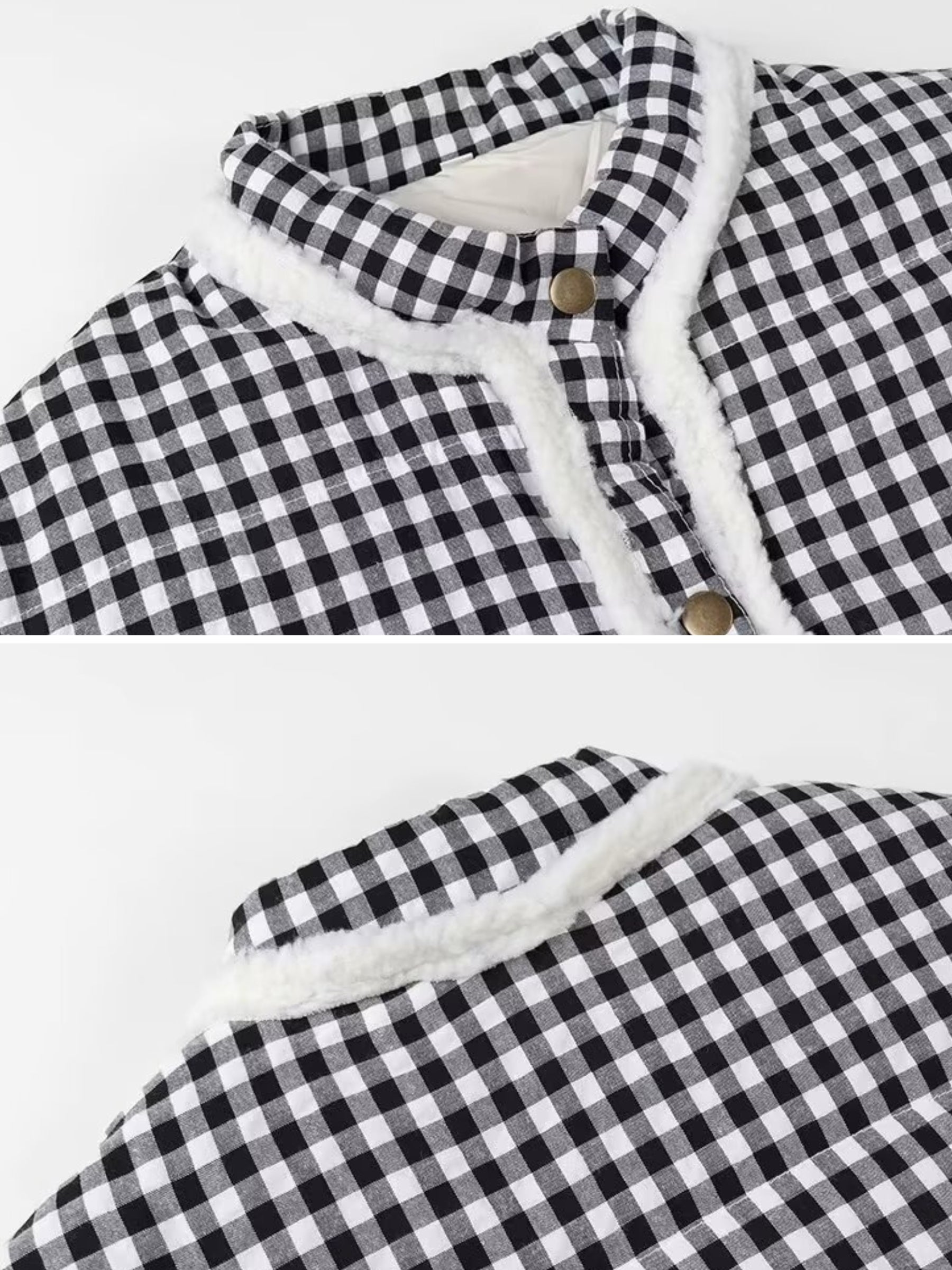 Amabel Gingham Heart Patch Jacket