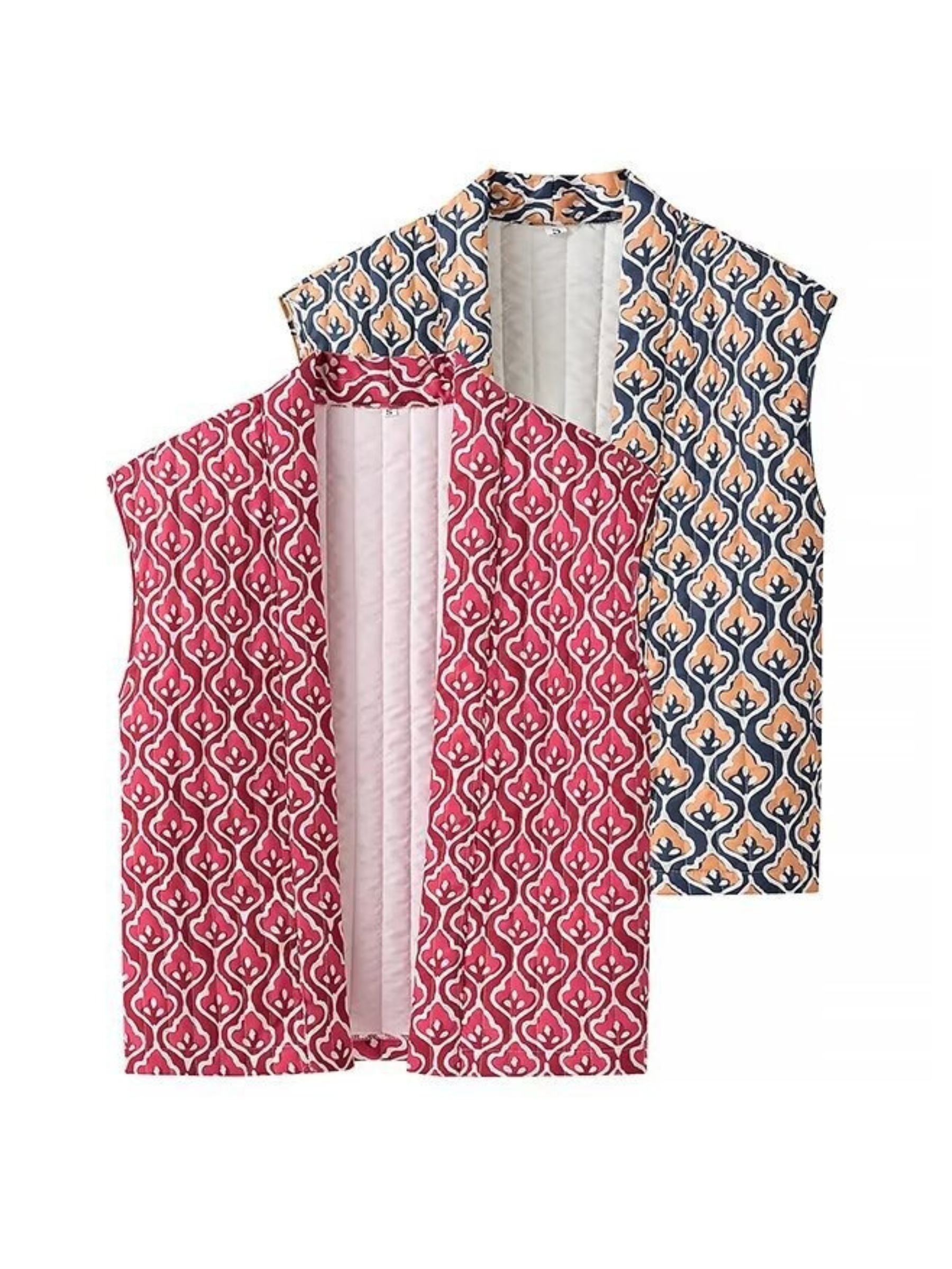 Kalee Printed Padded Vest