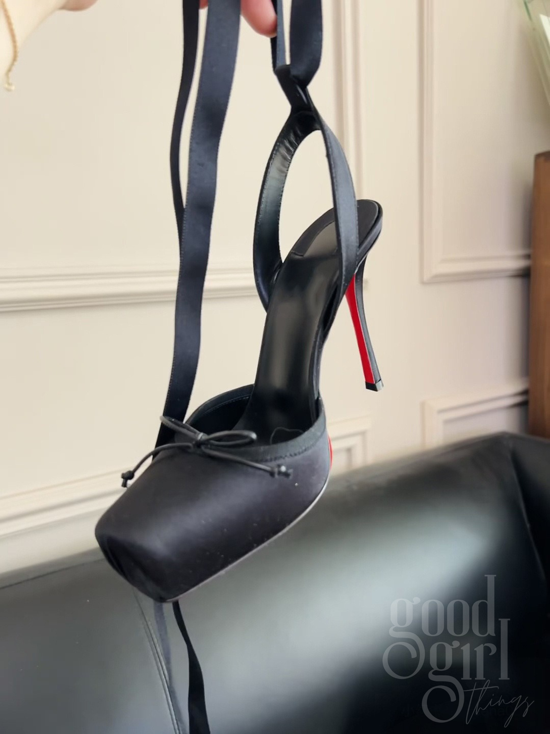 Venice Lace Up Ballet Heels