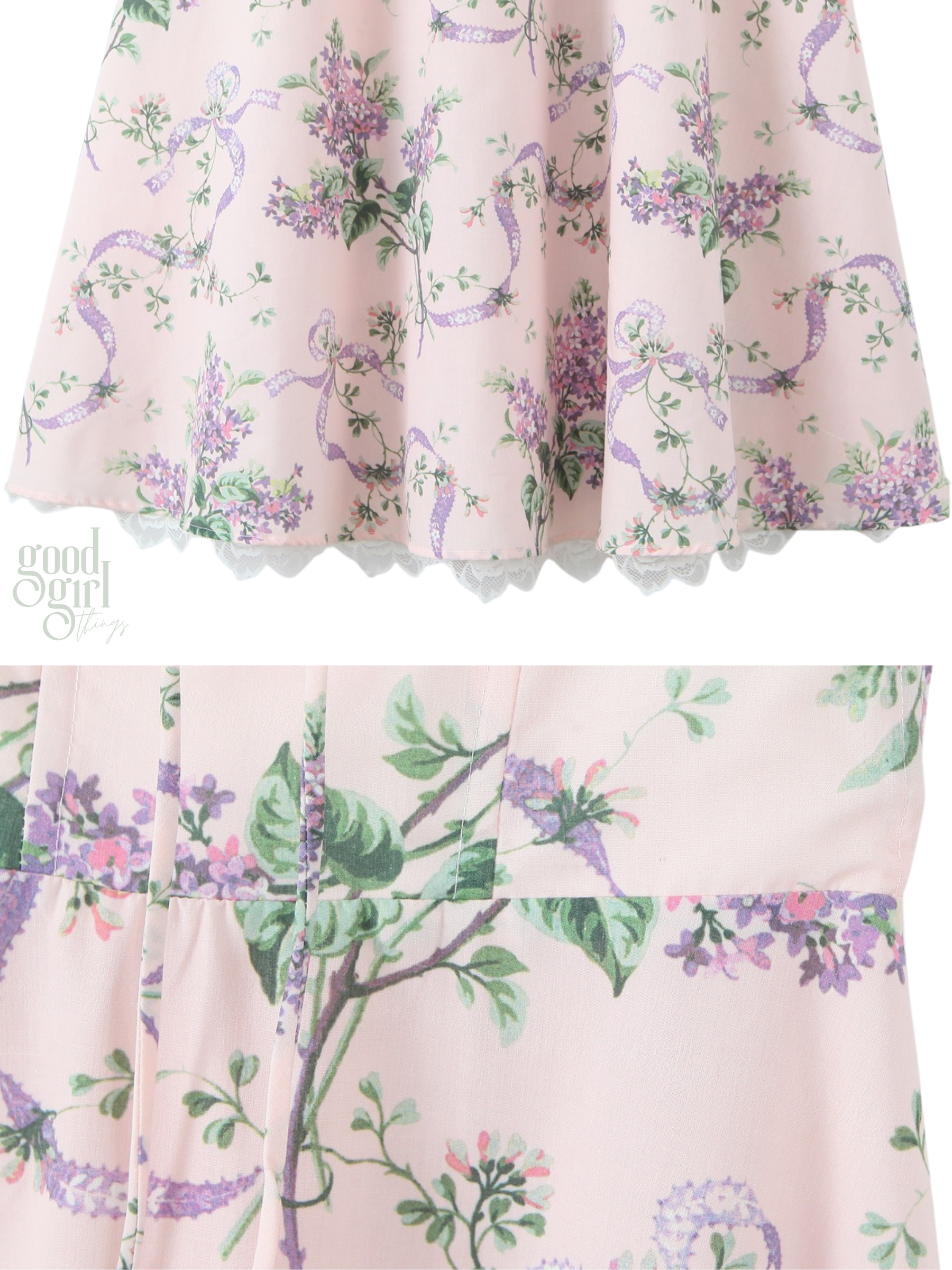 Marcy Floral Strap Midi Dress