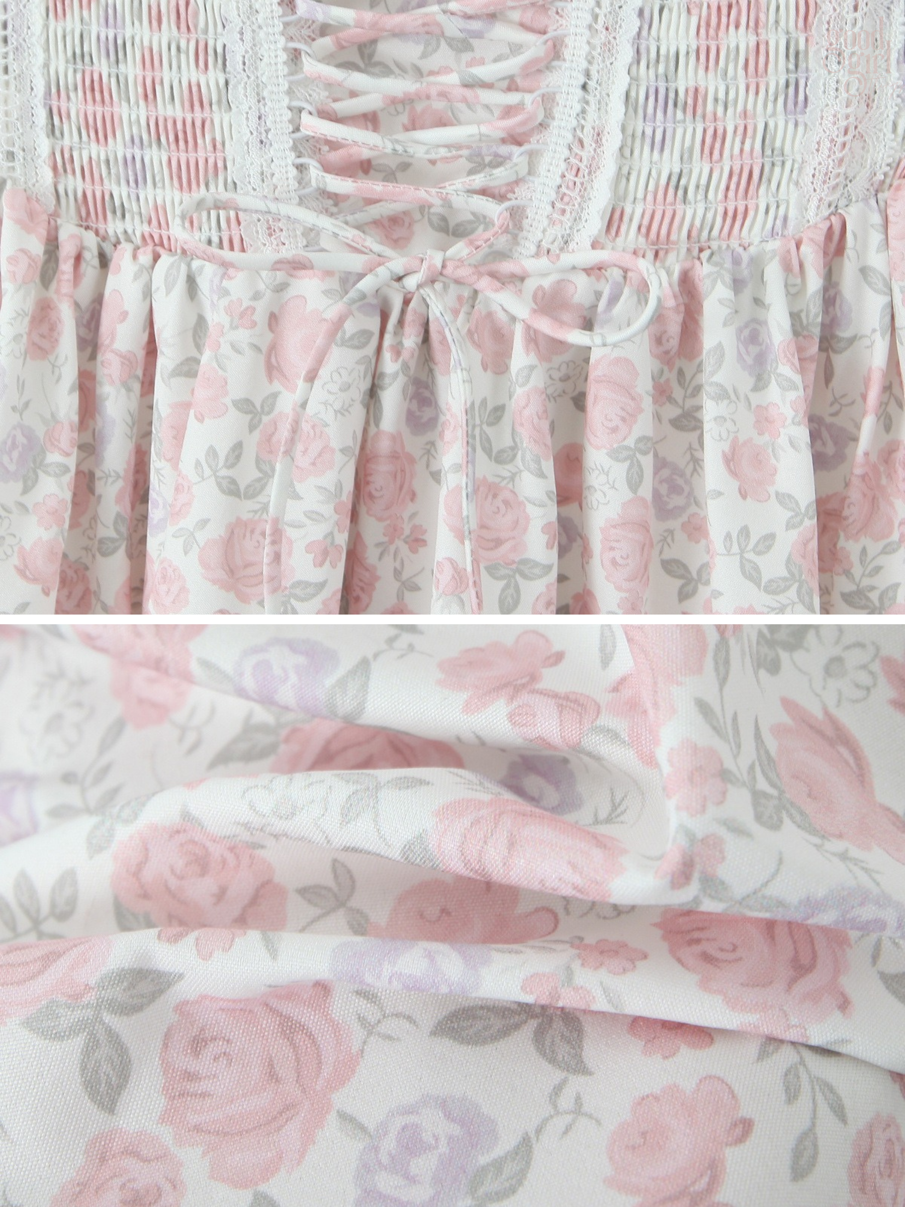 Dallas Corset Lace Trim Mini Dress