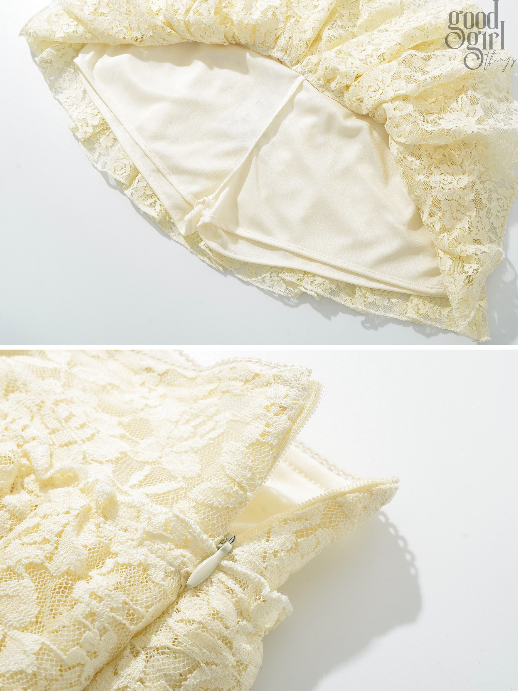 Jayne Tiered Lace Mini Skirt