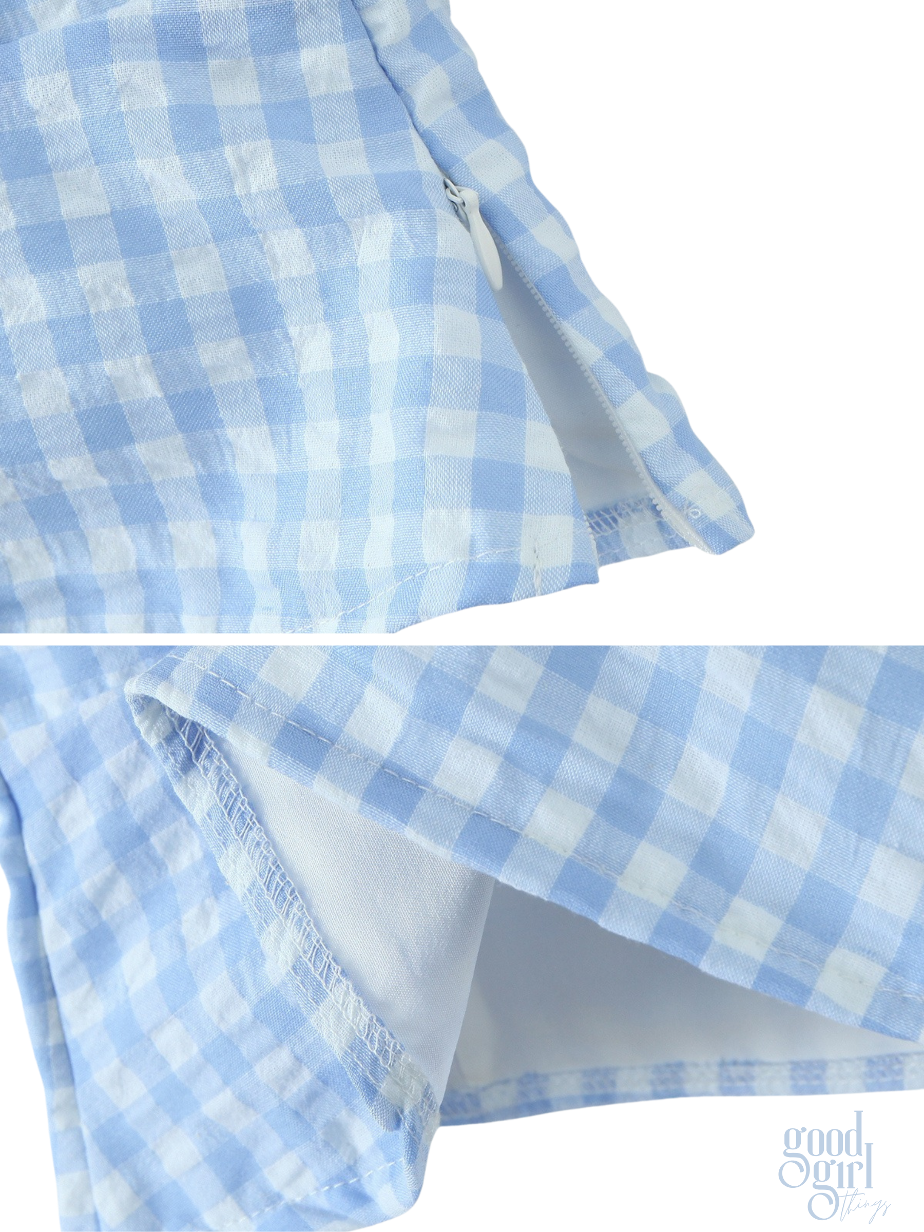 Amarah Plaid Lace Detail Camisole