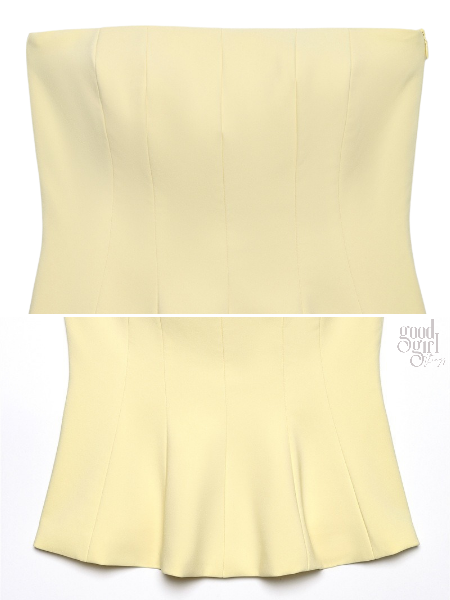 Amiya Strapless Tube Top