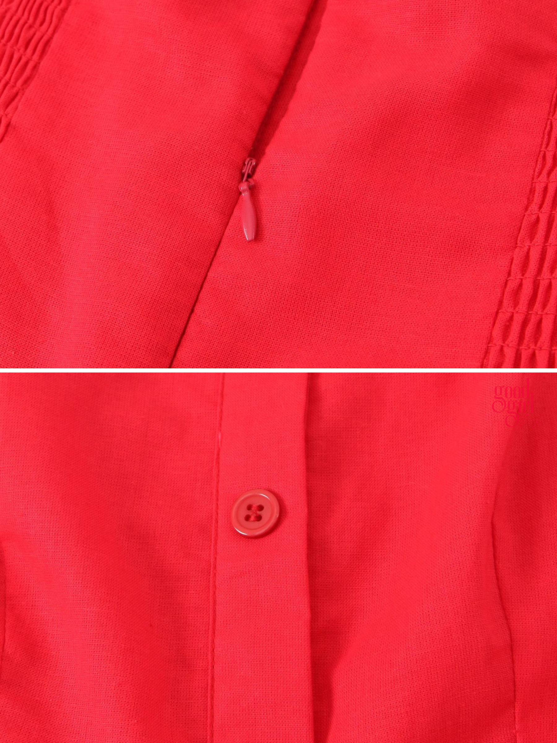 Asha Vintage-Inspired Red Halter Dress