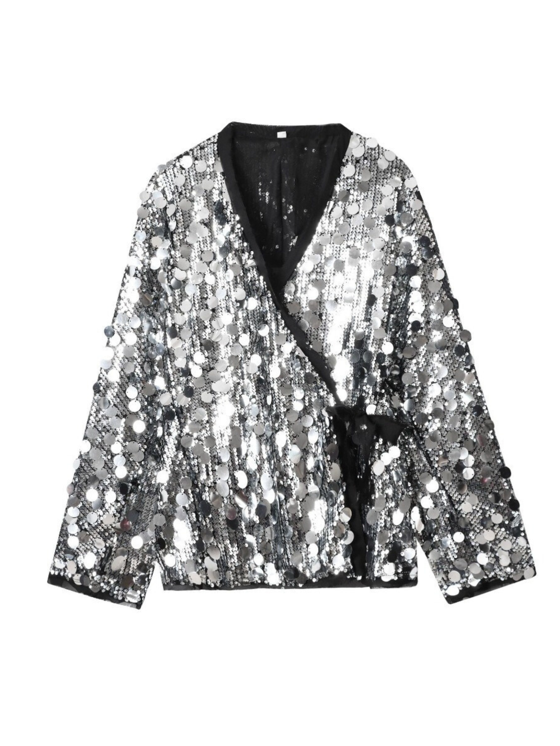 Jaylie Sequin Kimono Top