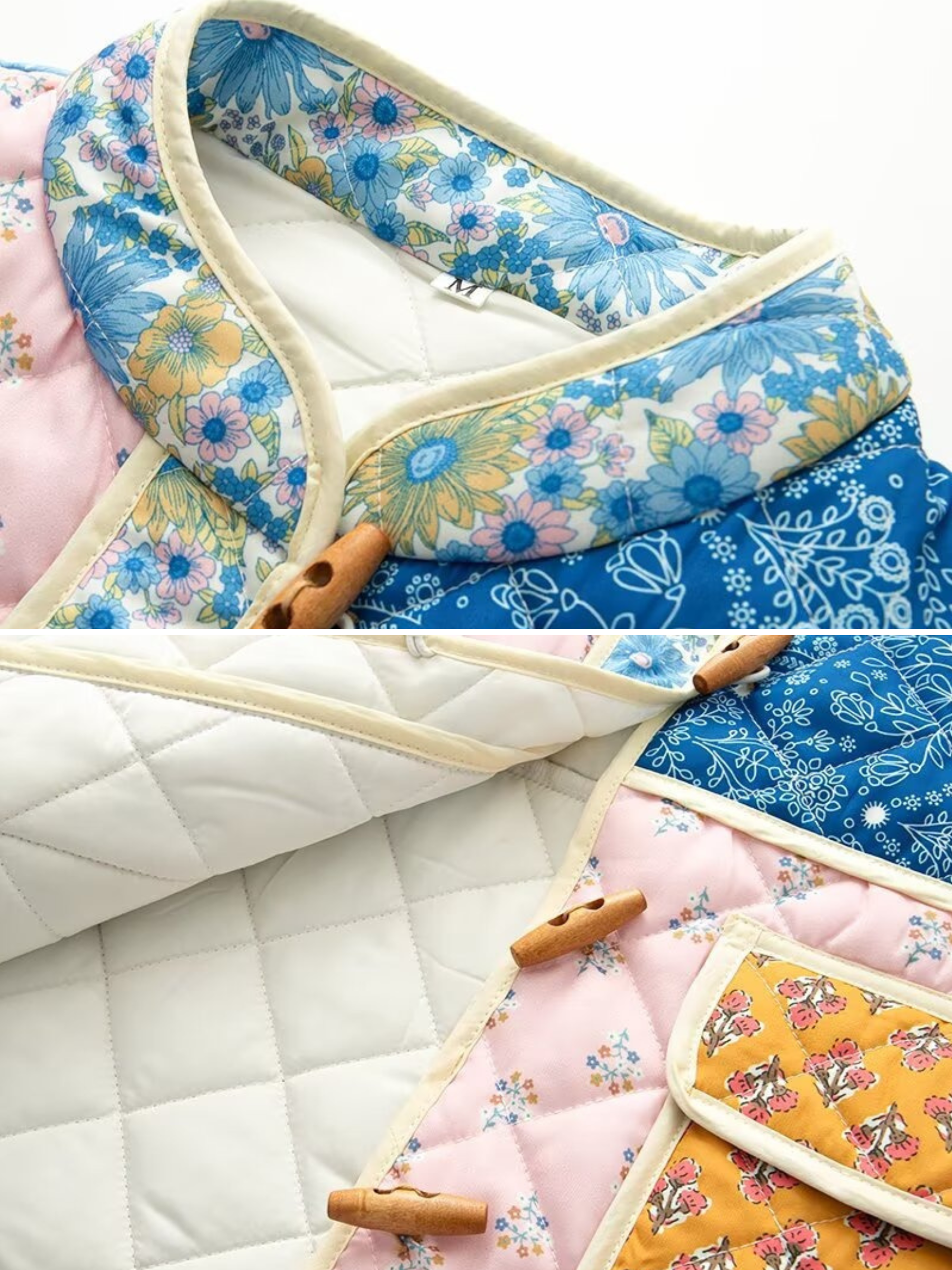 Lexy Vintage Patchwork Quilted Jacket