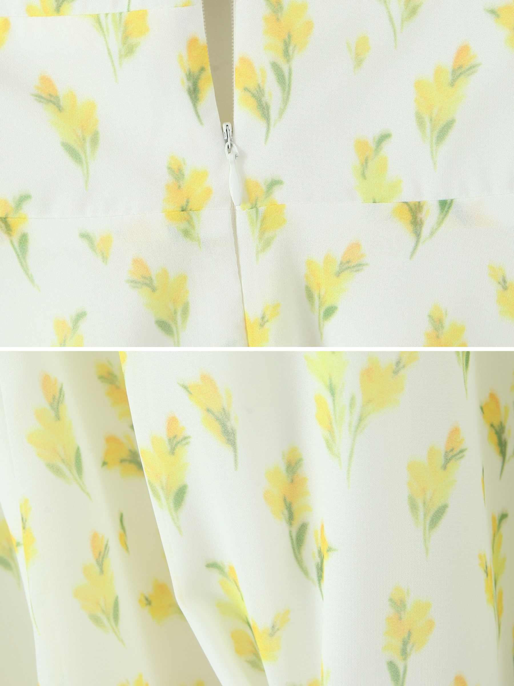 Clara Lemon Floral Halter Mini Dress