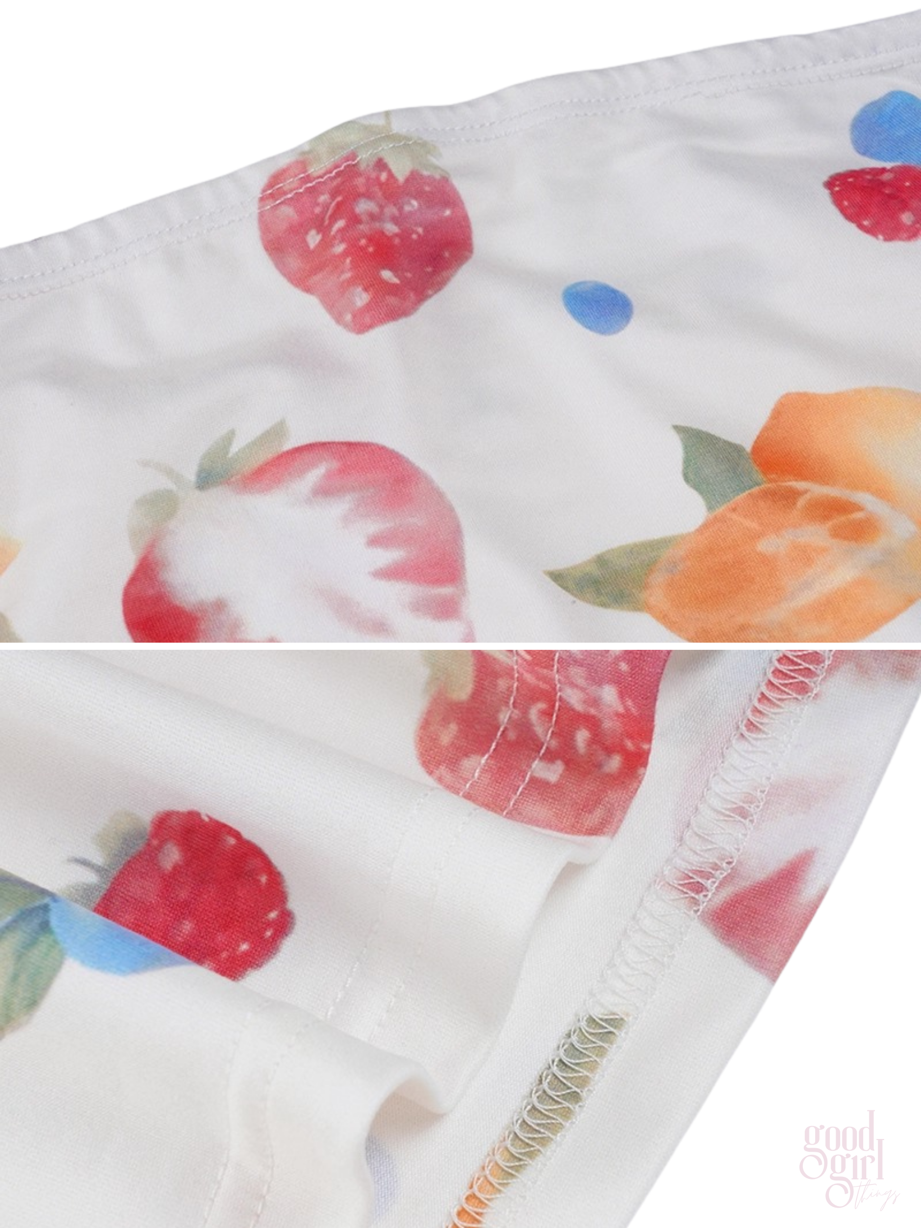 Ashtynn Fruit Print Tube Top
