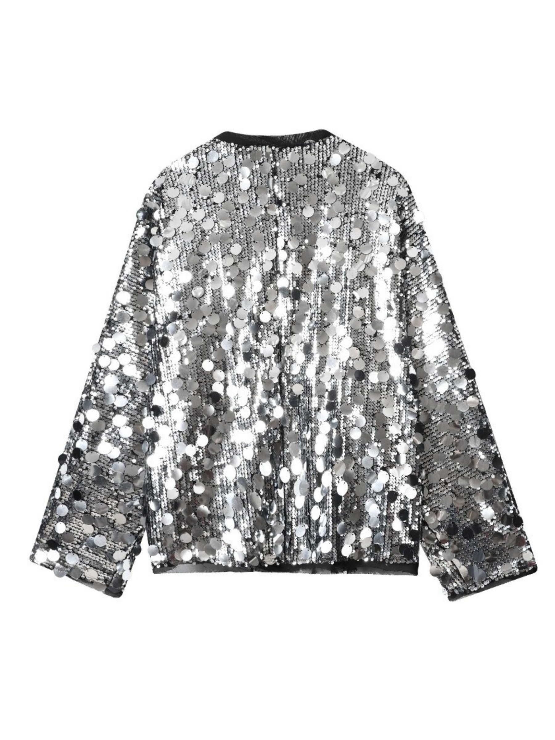 Jaylie Sequin Kimono Top