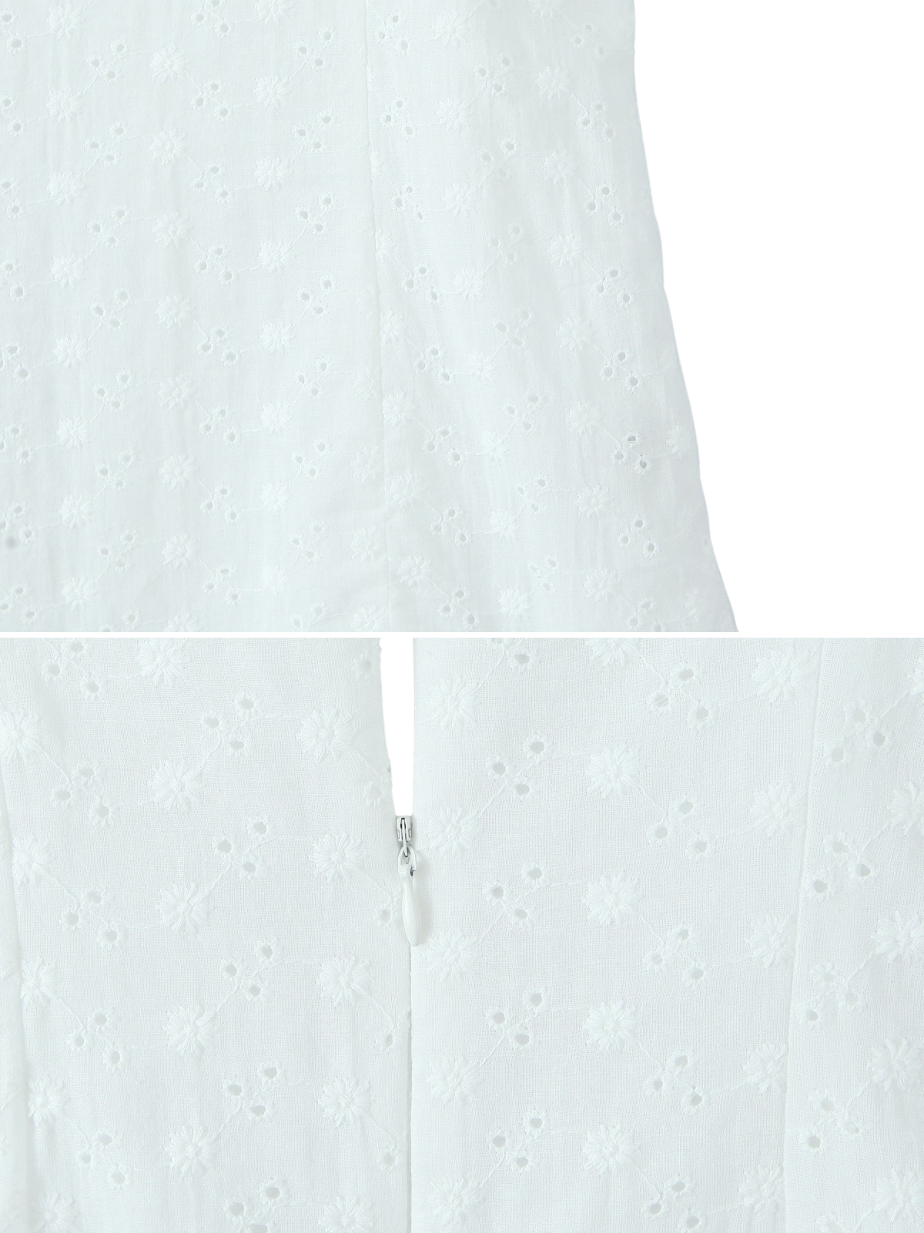 Hallie Broderie Ruffle Mini Dress