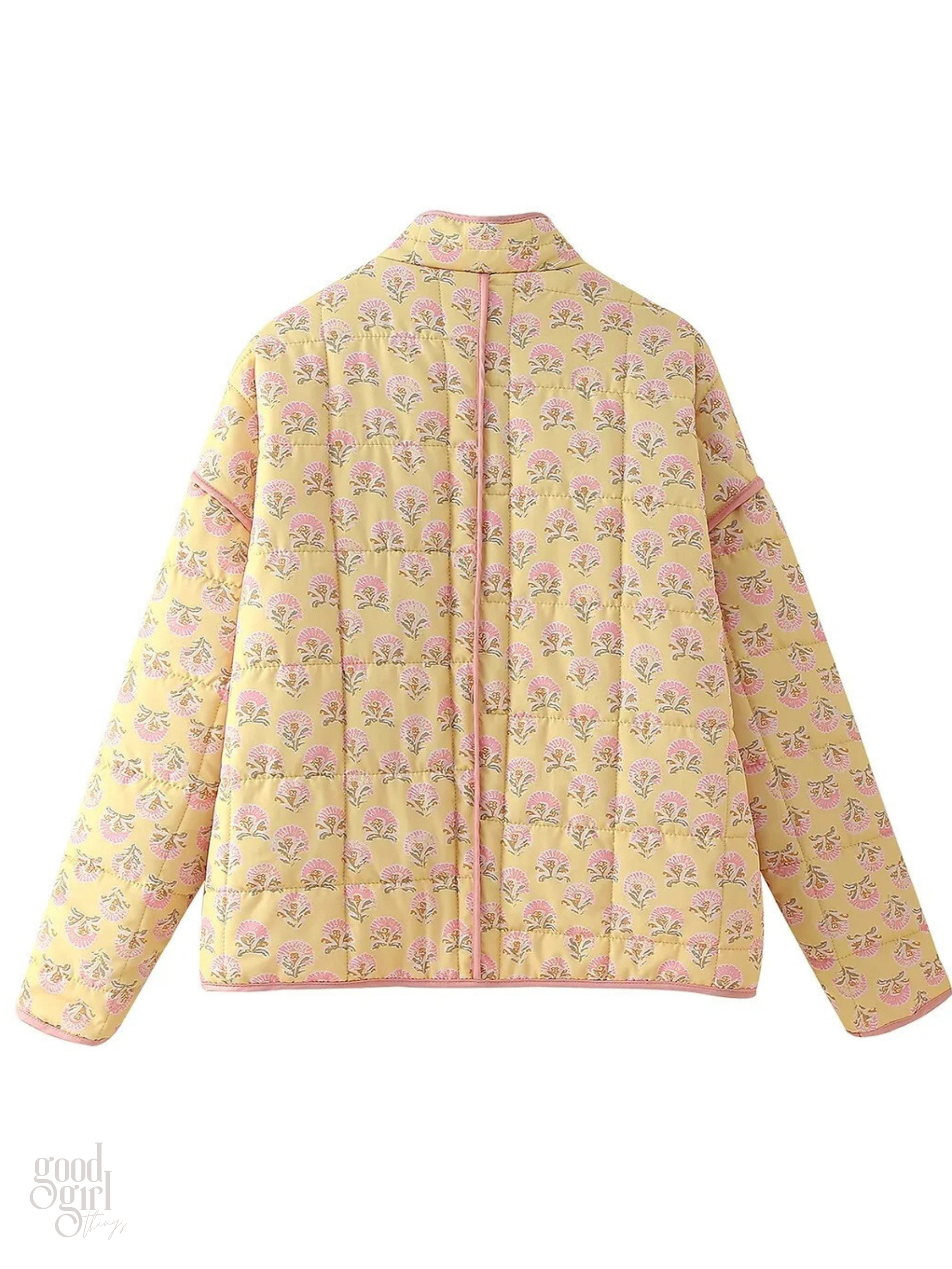 Billie Retro Printed Cotton Jacket