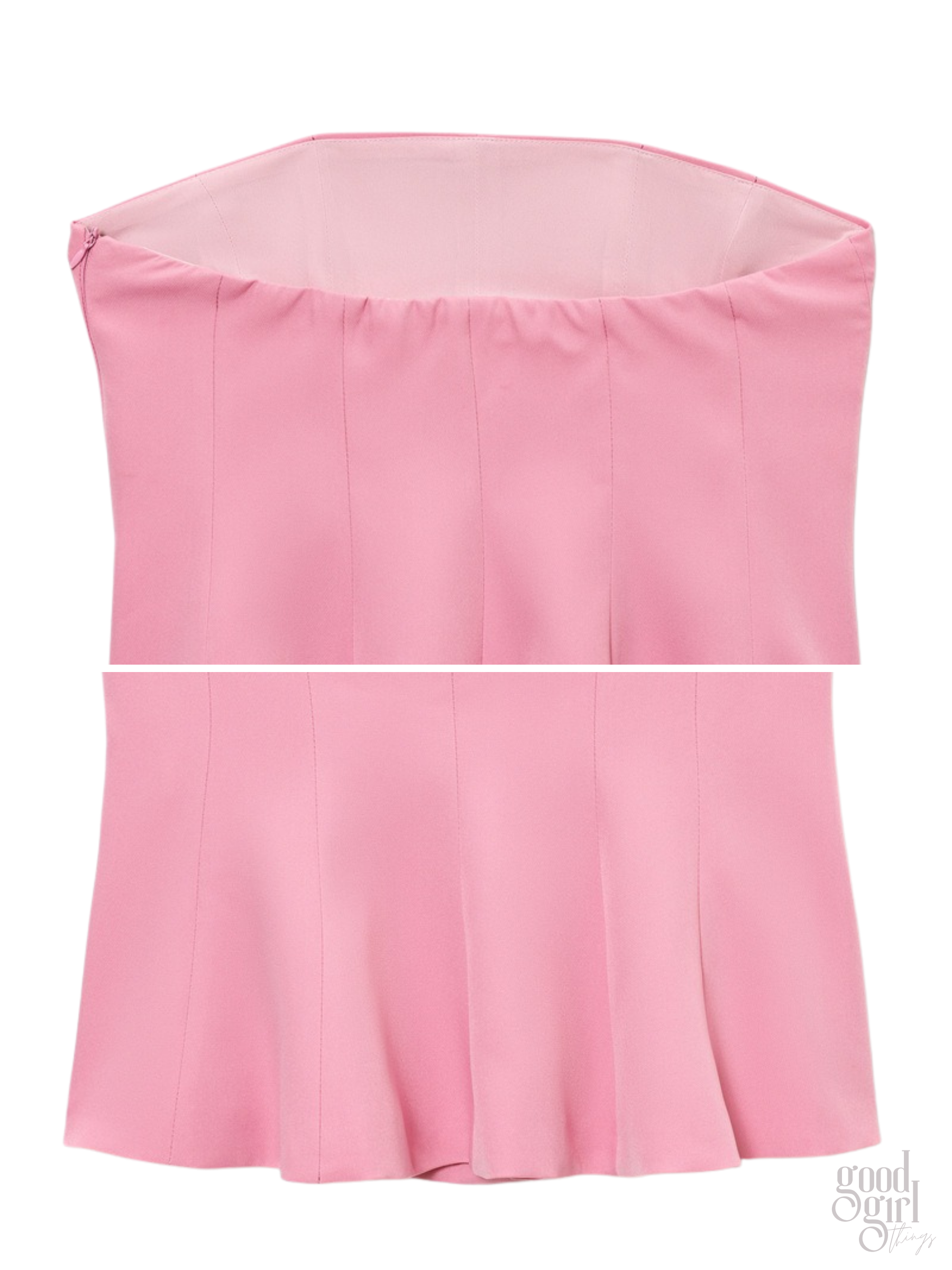 Amiya Strapless Tube Top