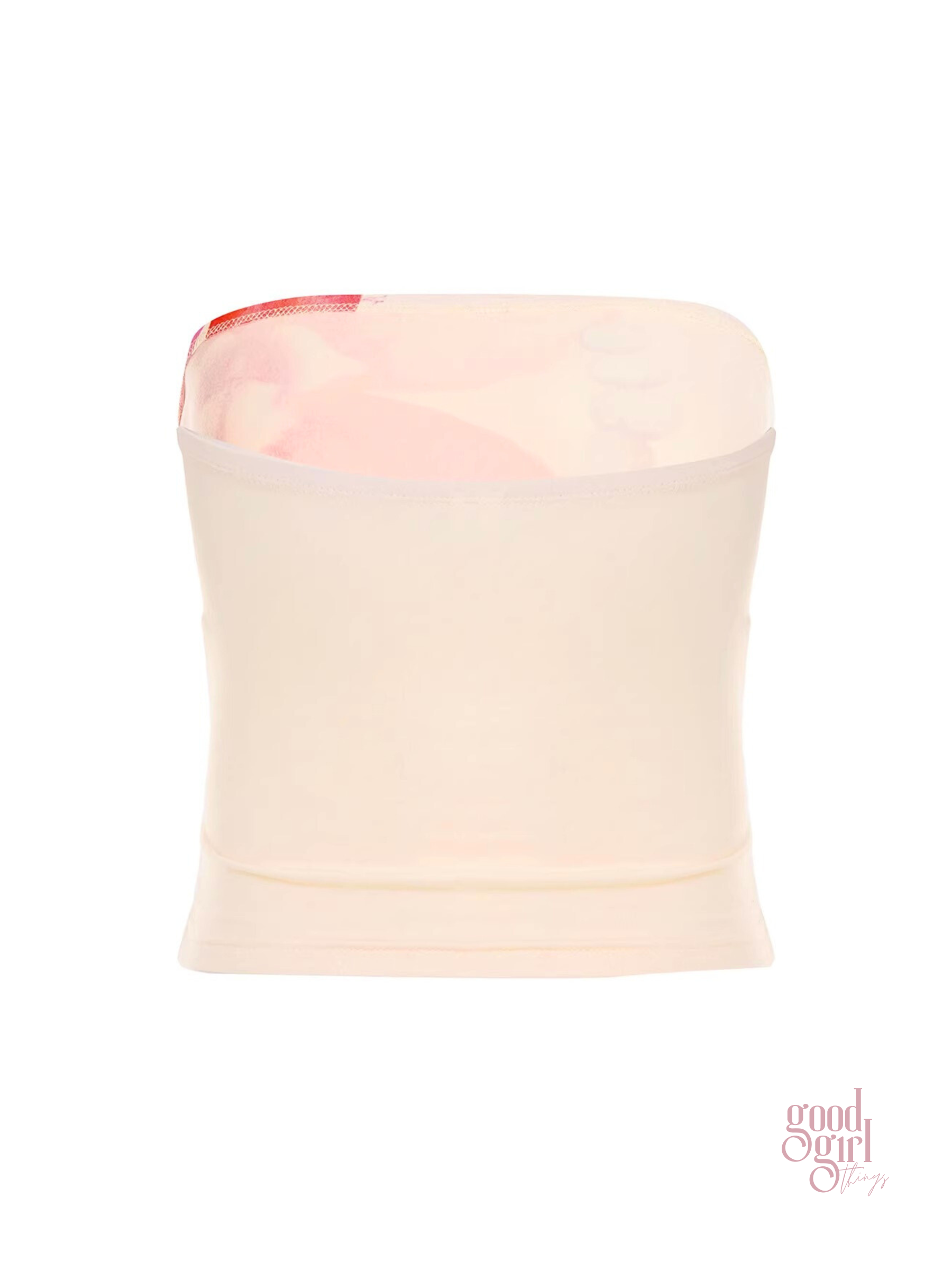 Evelia Floral Tube Top
