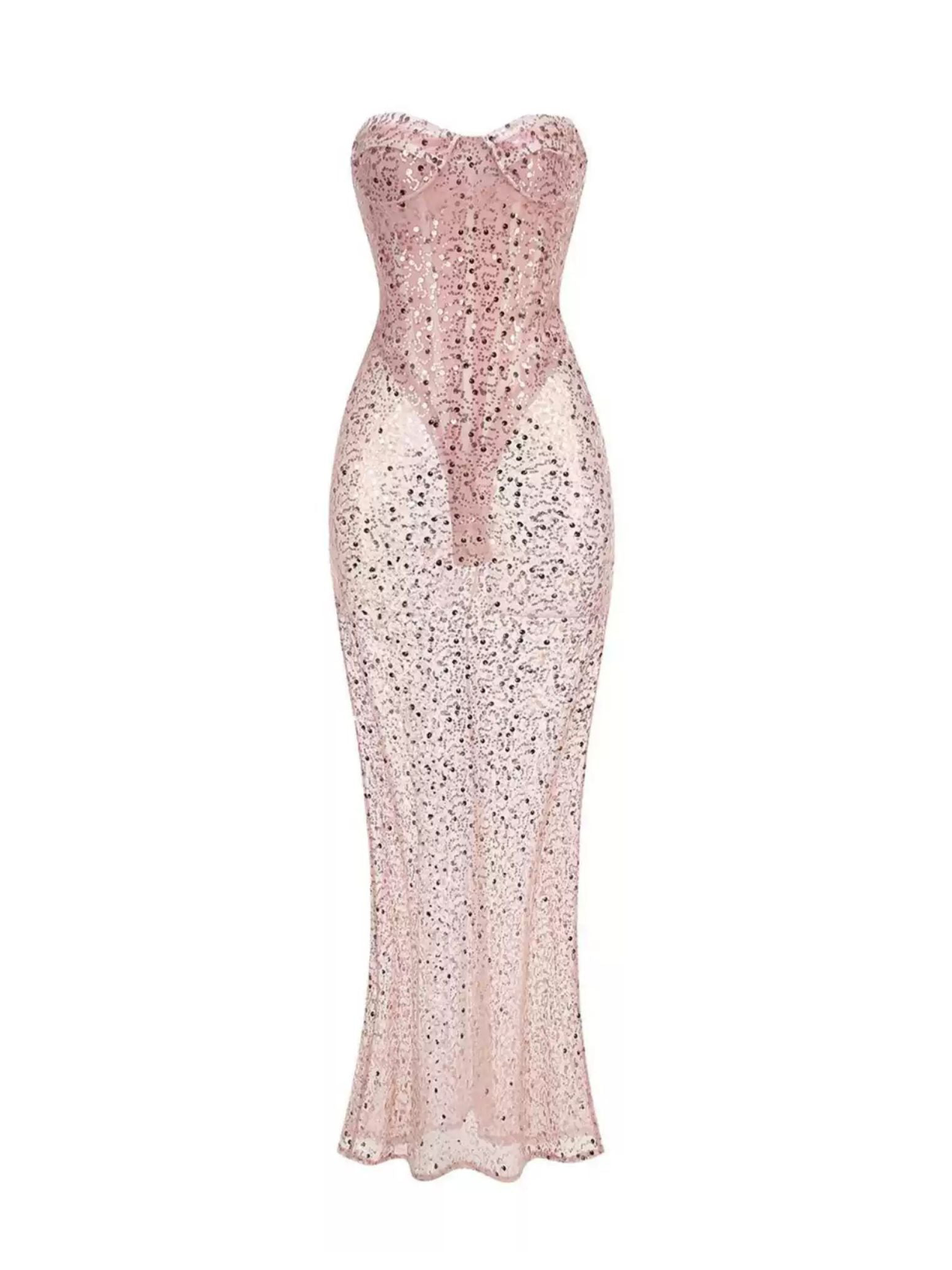 Loxley Sequin Corset Dress