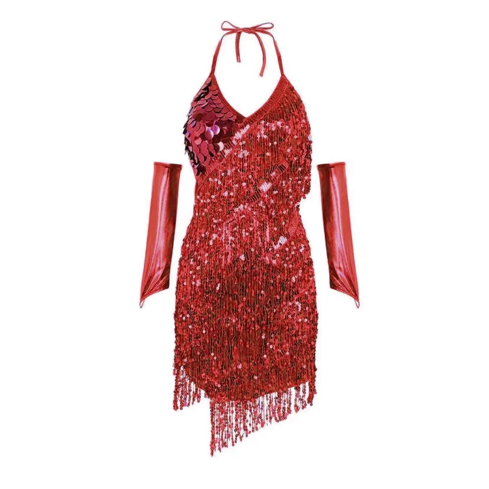 Party Night Clubsweet Elegant Tassel Latin Dresses Dance Wear Stages