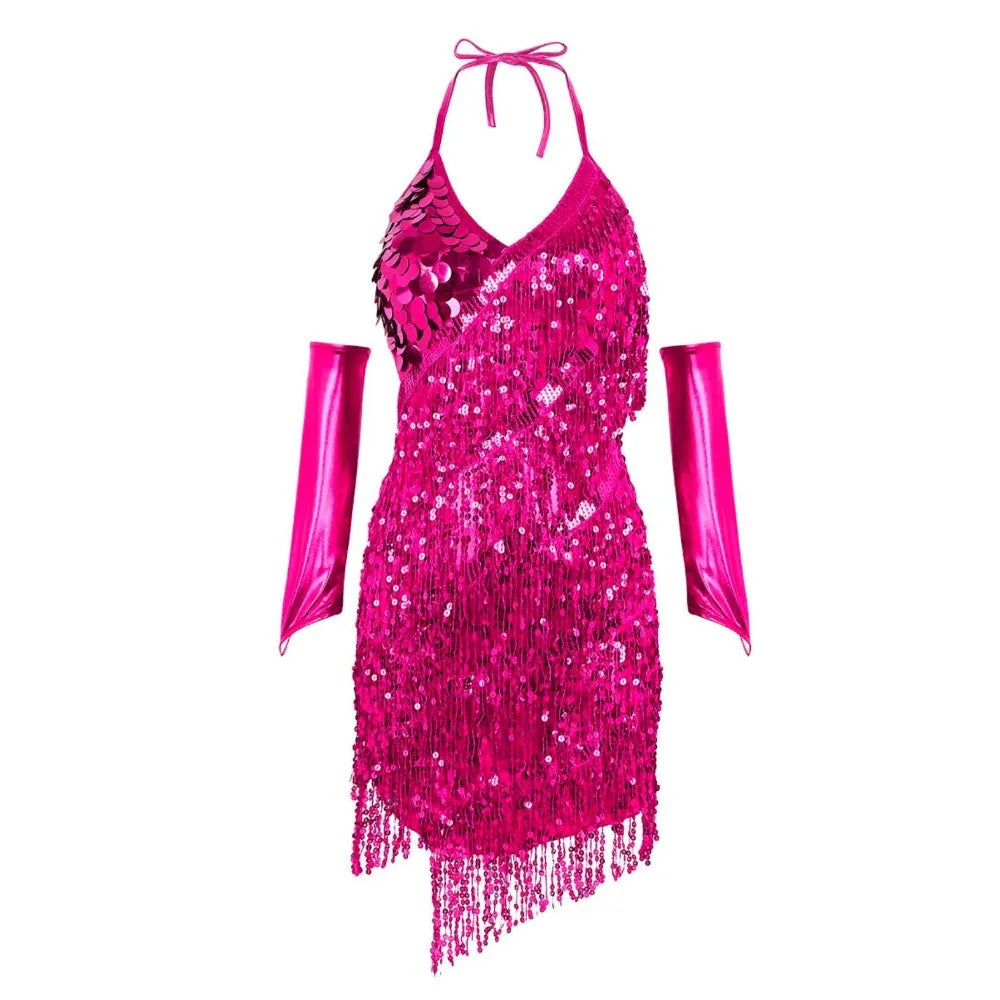 Party Night Clubsweet Elegant Tassel Latin Dresses Dance Wear Stages