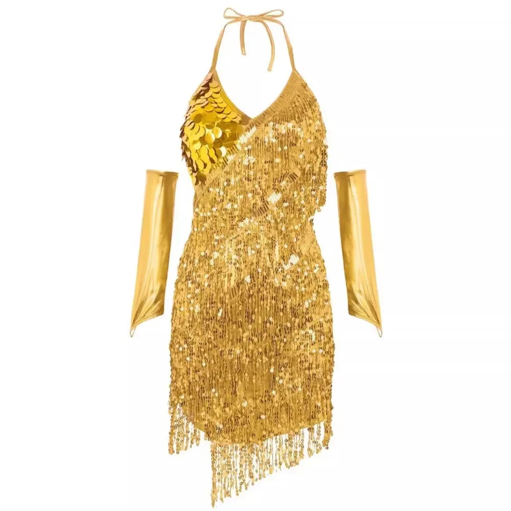 Party Night Clubsweet Elegant Tassel Latin Dresses Dance Wear Stages