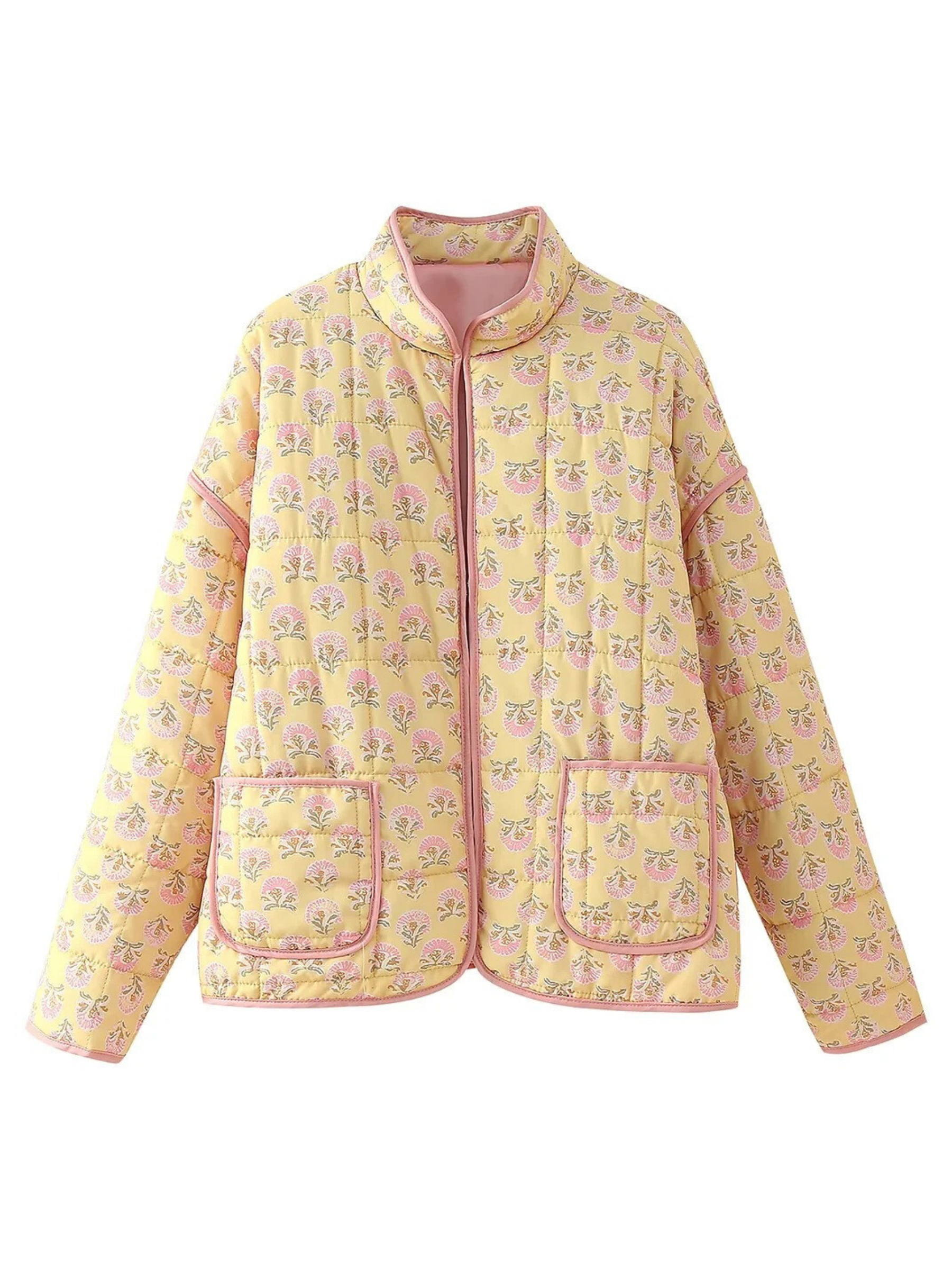 Billie Retro Printed Cotton Jacket