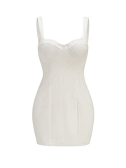 Melanie Embellished Cut-Out Mini Dress