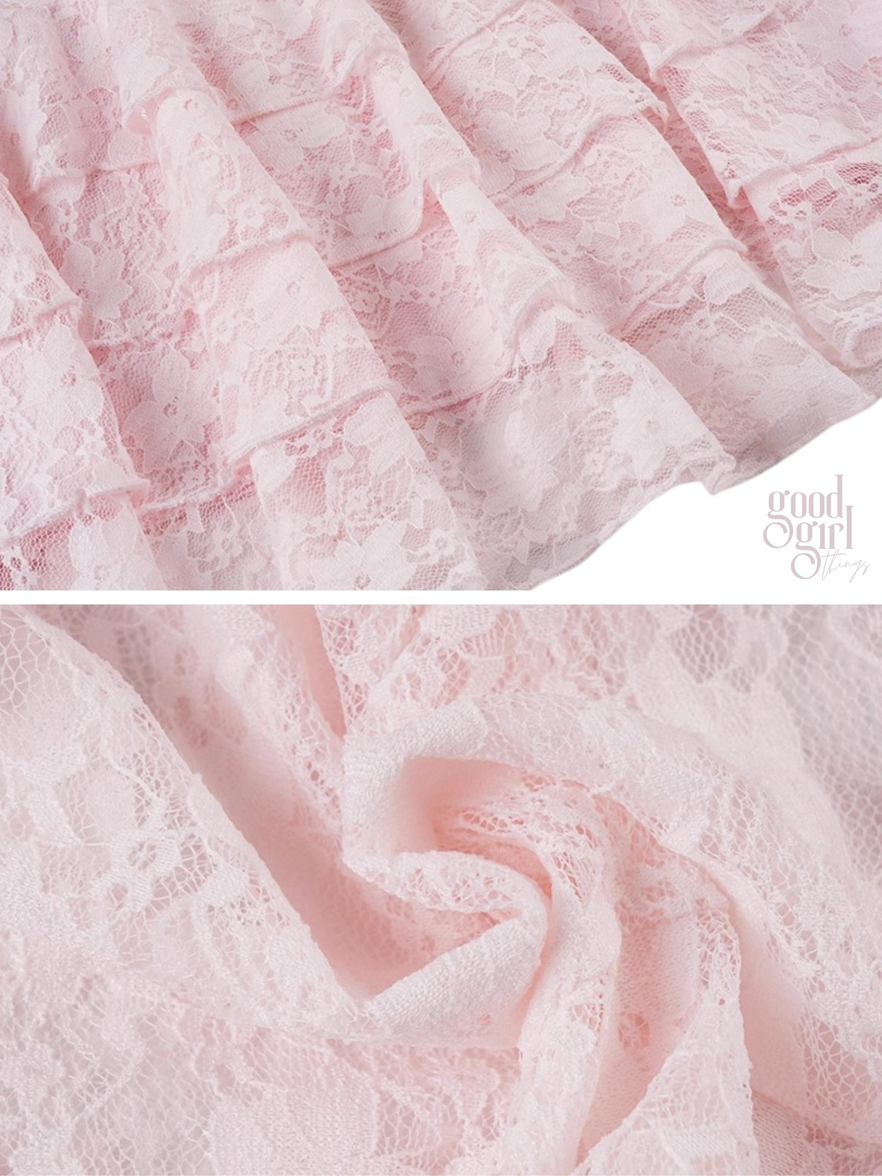 Cailyn Lace Ruffle Mini Dress