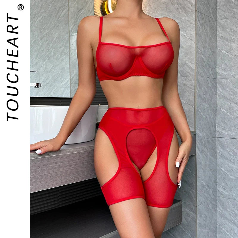 Underwear Sets Nights Panties and Bra Set Romantic Lingeries Set Lingerieset Dames