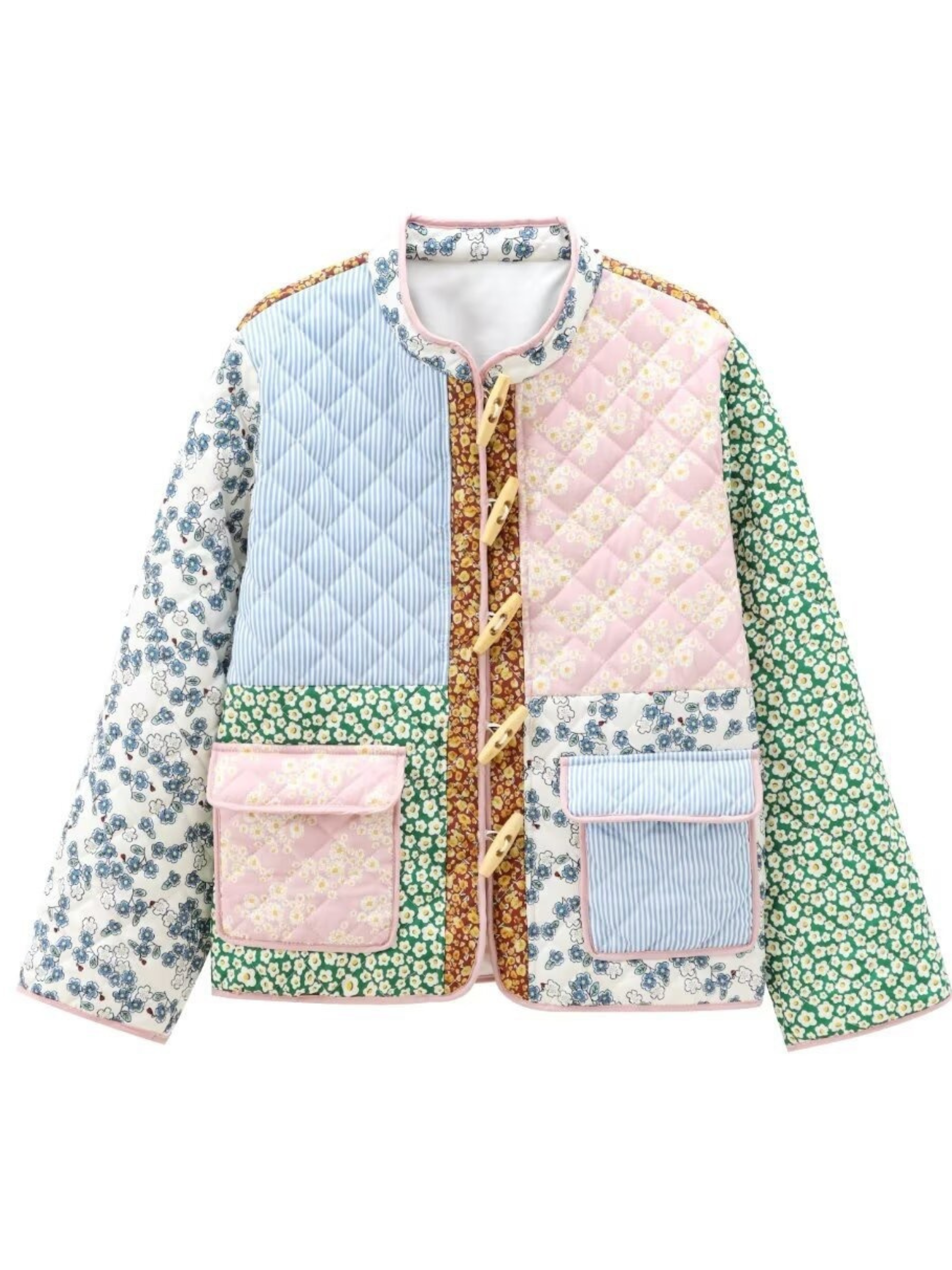 Roxy Vintage Patchwork Quilted Jacket