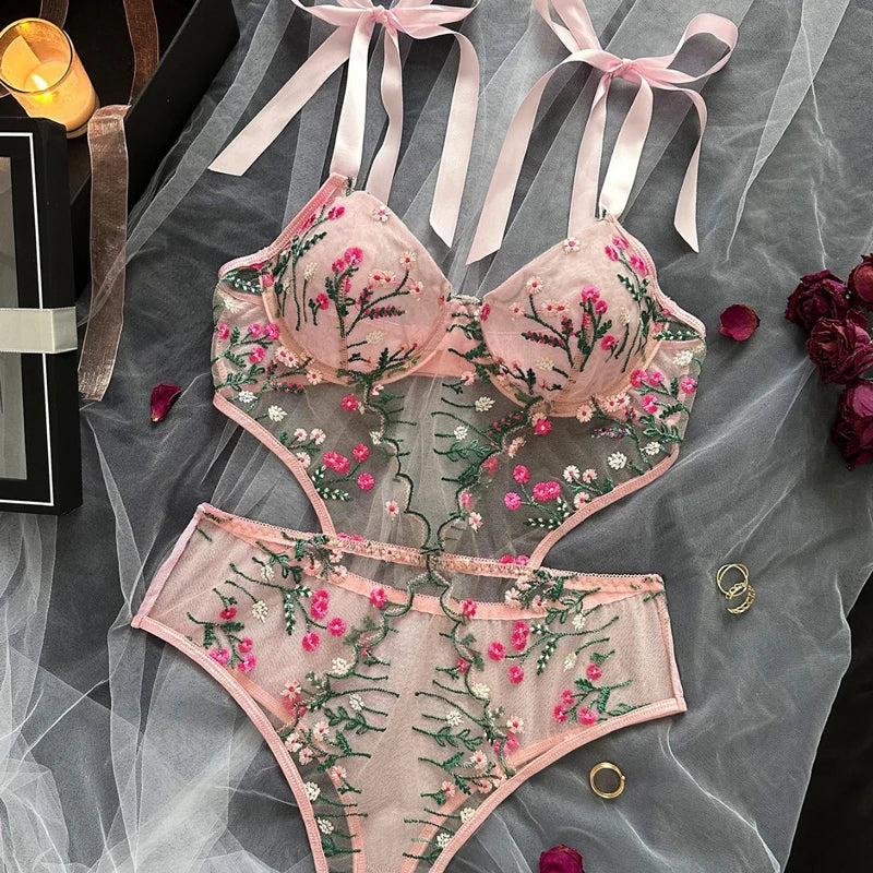 Lingerie Bra and Panties Sets Lingeries Set Wear Set Female Lingerie Femmes Choice Thong