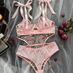 Lingerie Bra and Panties Sets Lingeries Set Wear Set Female Lingerie Femmes Choice Thong