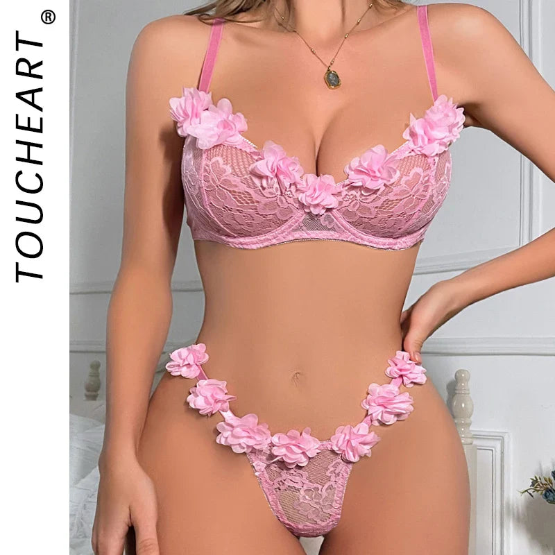 Lingeriess Lingerie Outfit Sex Lingerie With Stockings Set Garter Fancy Underwear Female Bra Below