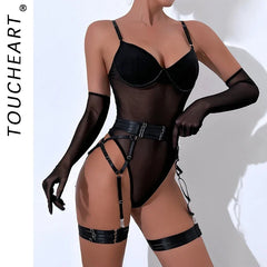 Underwear Sets Lingerie Super Erotic Lingerie Lingeries Bra and Panty Set See-through Bras