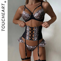 Underwear Sets Sets Bra Romantic Lingeries Lingerieset Dames Ensemble Lingeries Femmes Below