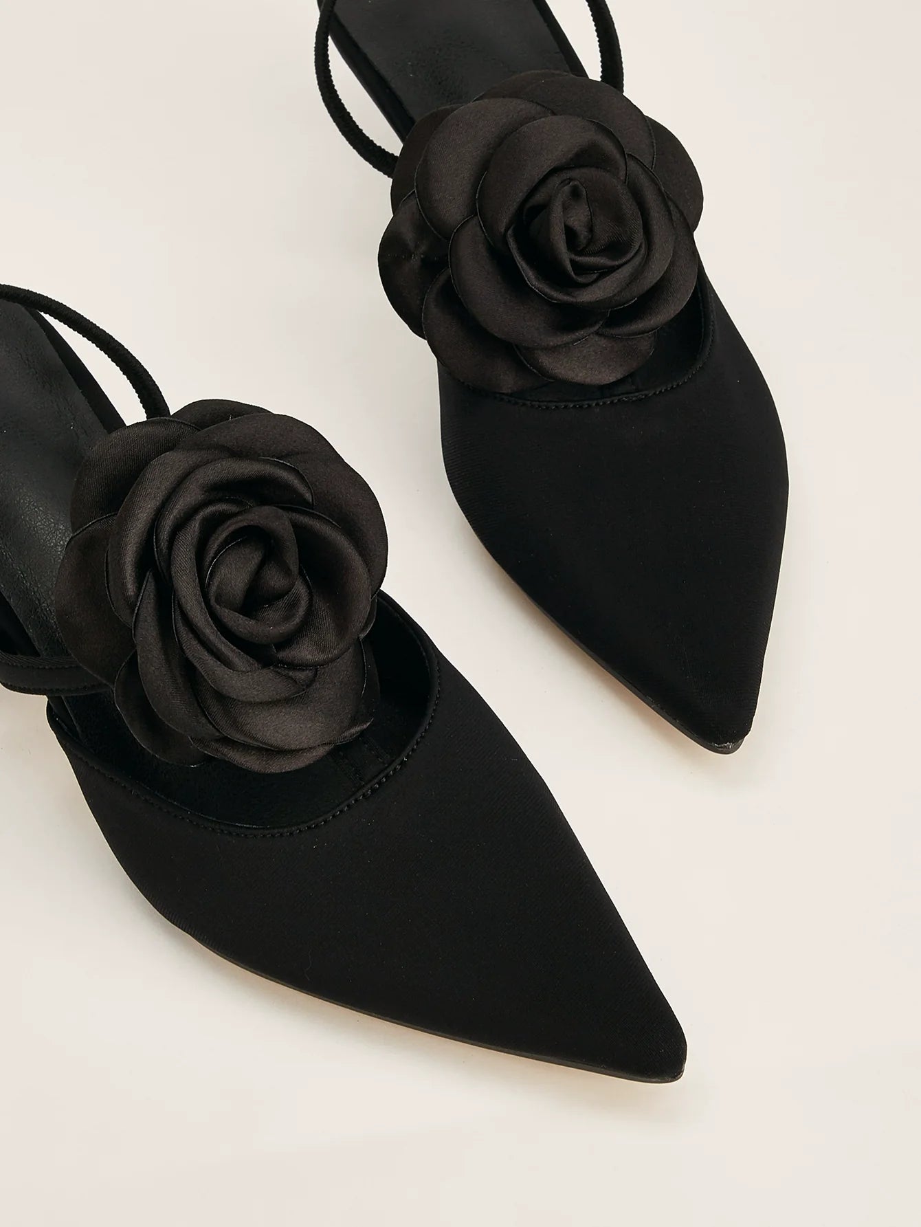 Navia Satin Stiletto Mules