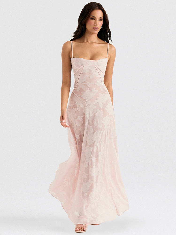 Aurora Floral Lace Maxi Dress
